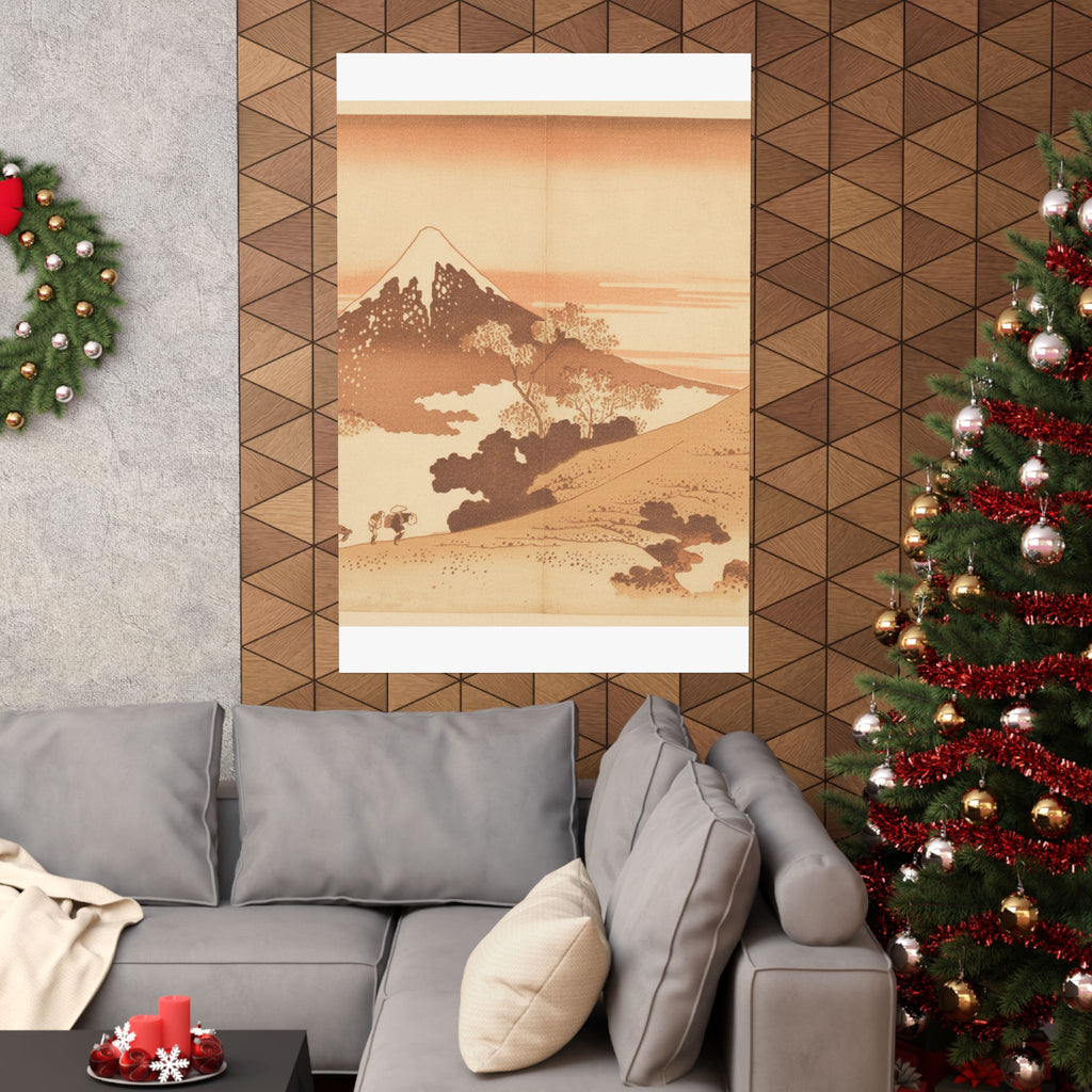 Southern Sunset — Fuji From Inume (?) Pass — Matte Poster