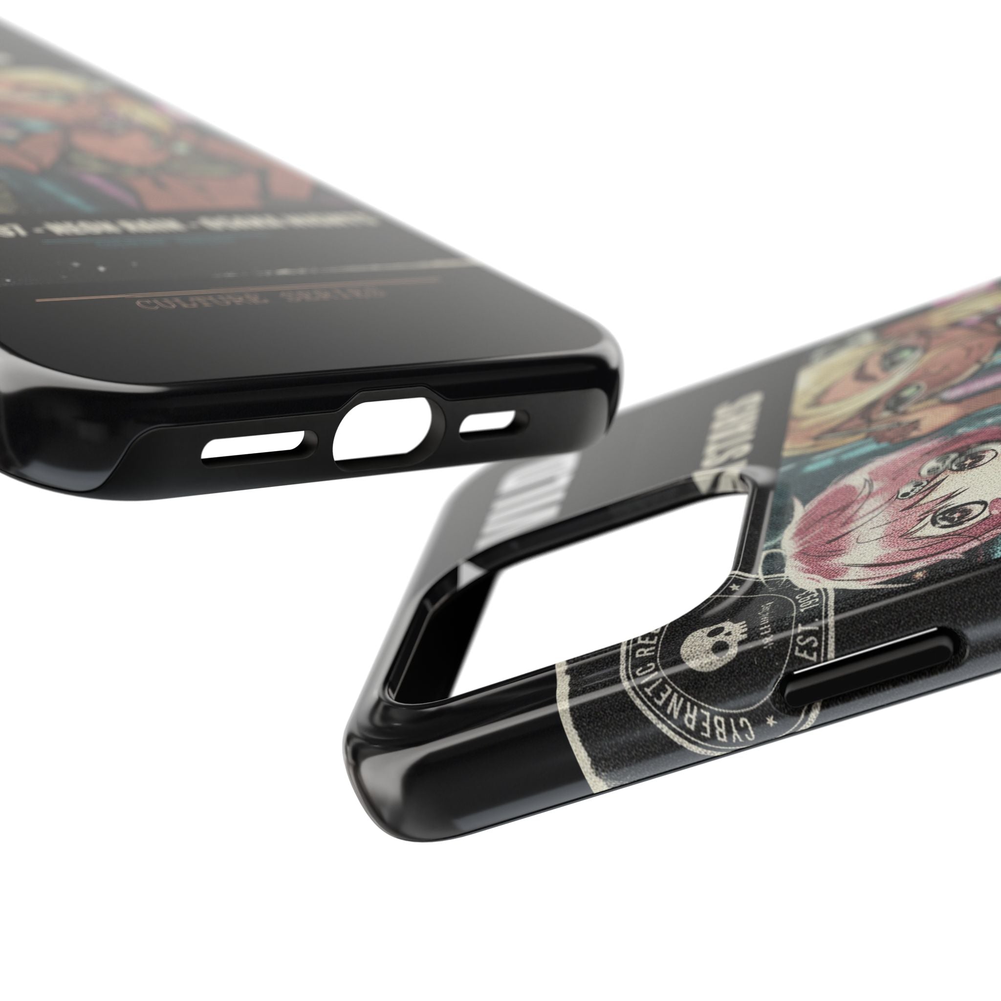 Neon Rain Osaka Nights Anime Tour Poster Phone Case