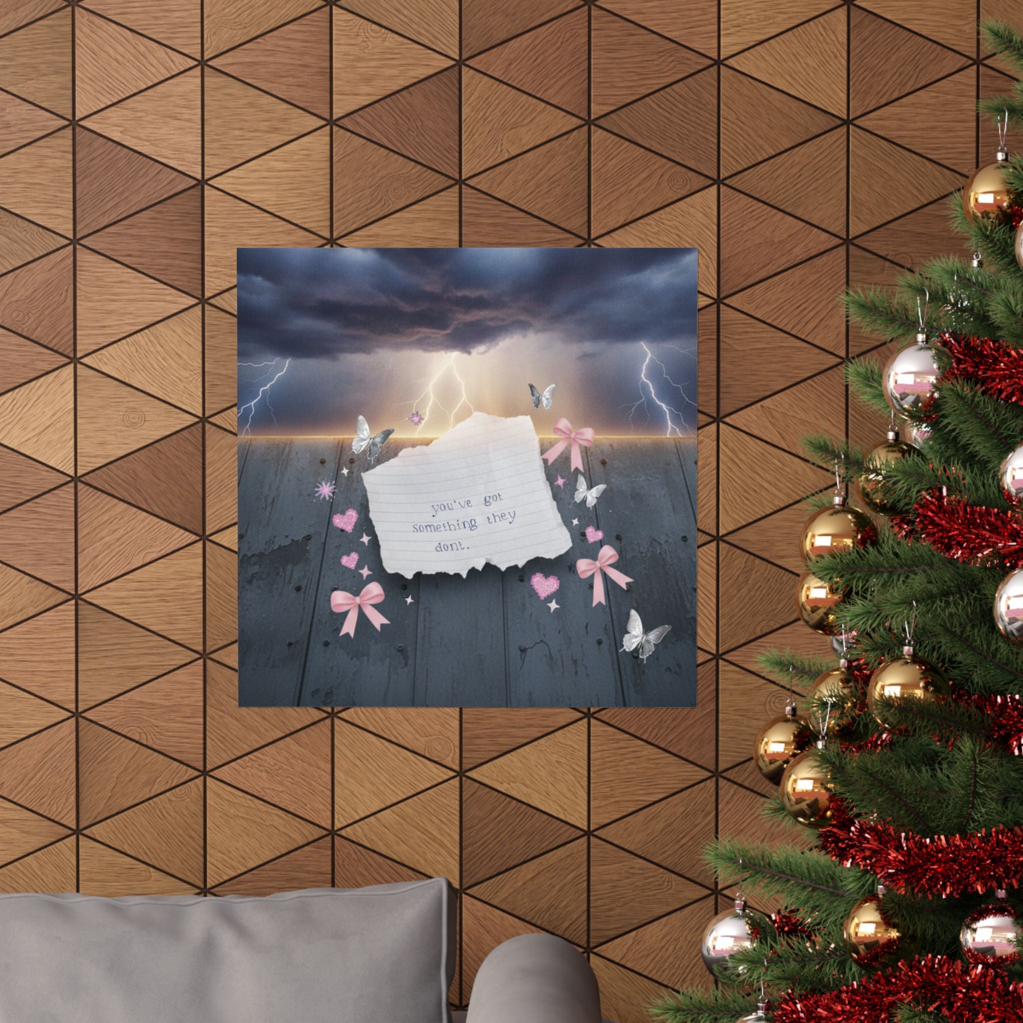 Dramatic Storm — Note — Matte Poster