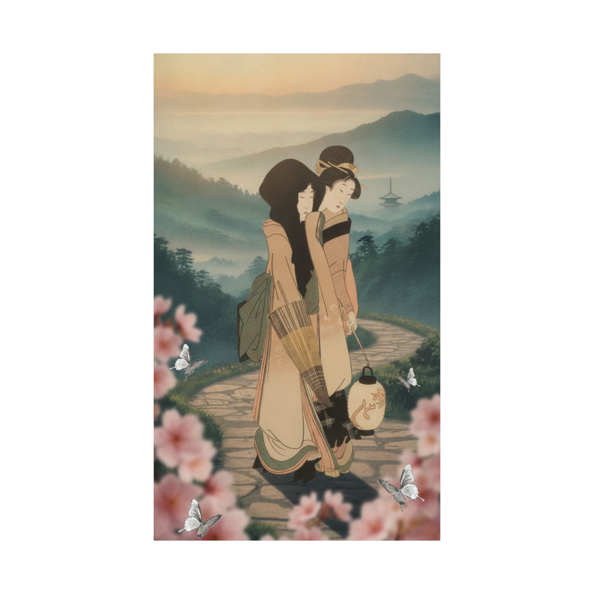Scenic Nature — “Geisha” From The Series Three Amusements Of Contemporary Beauties (Tōsei Bijin  — Matte Poster