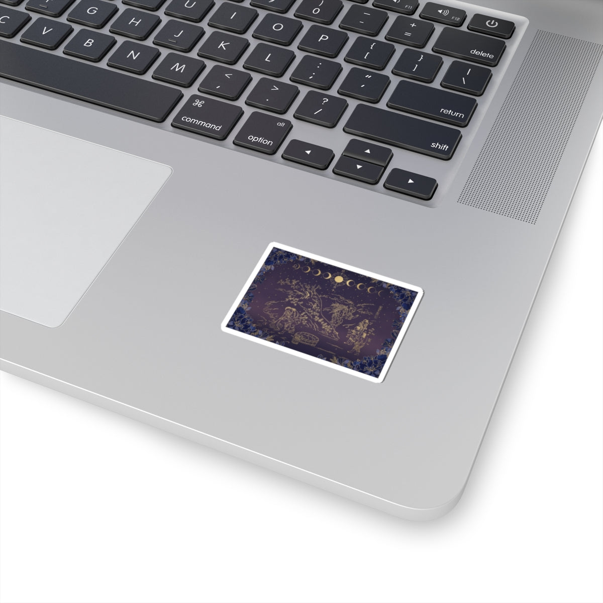 Celestial — Fagot–Gatherer Finds Boy With Sparrow — Kiss-Cut Sticker