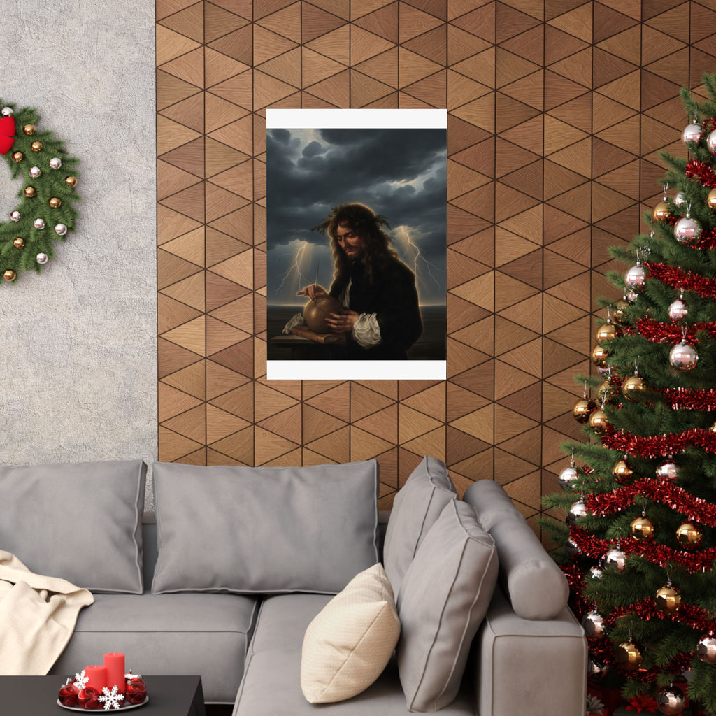 Dramatic Storm — Person — Matte Poster