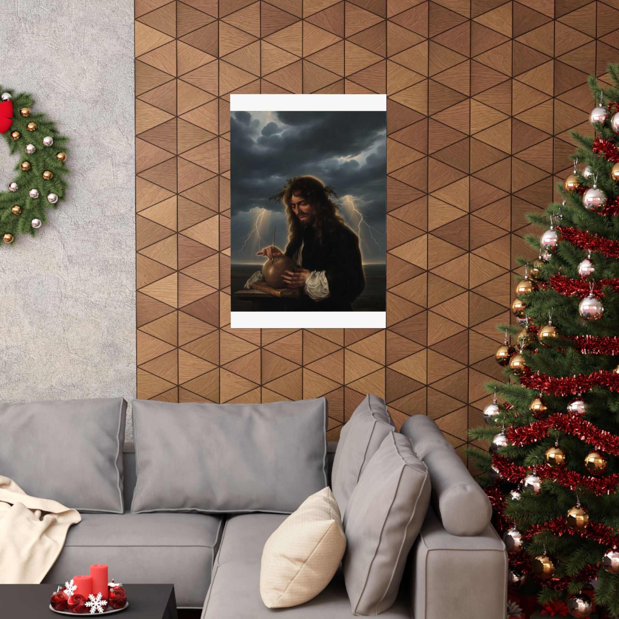 Dramatic Storm — Person — Matte Poster