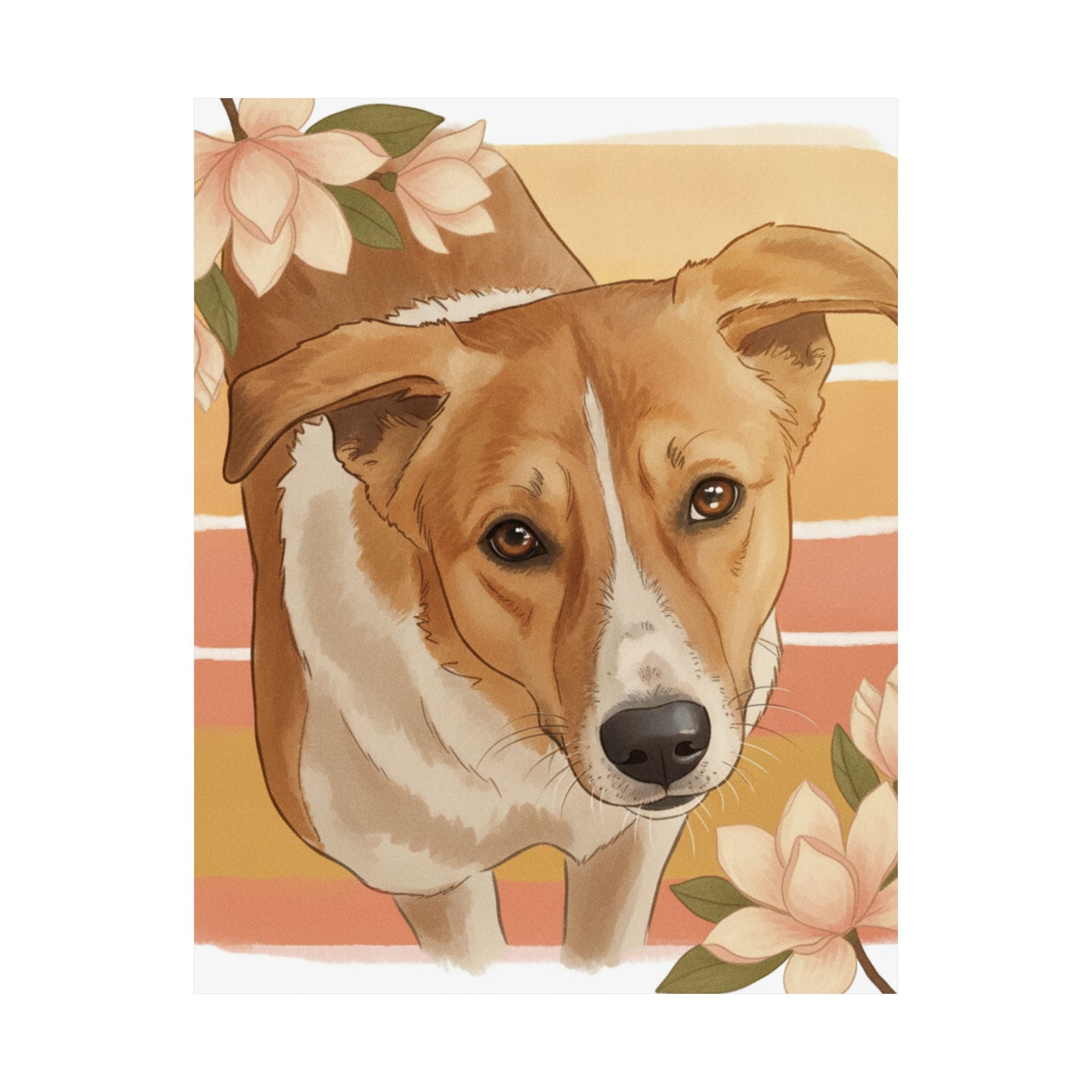 Southern Sunset — Dog — Matte Poster