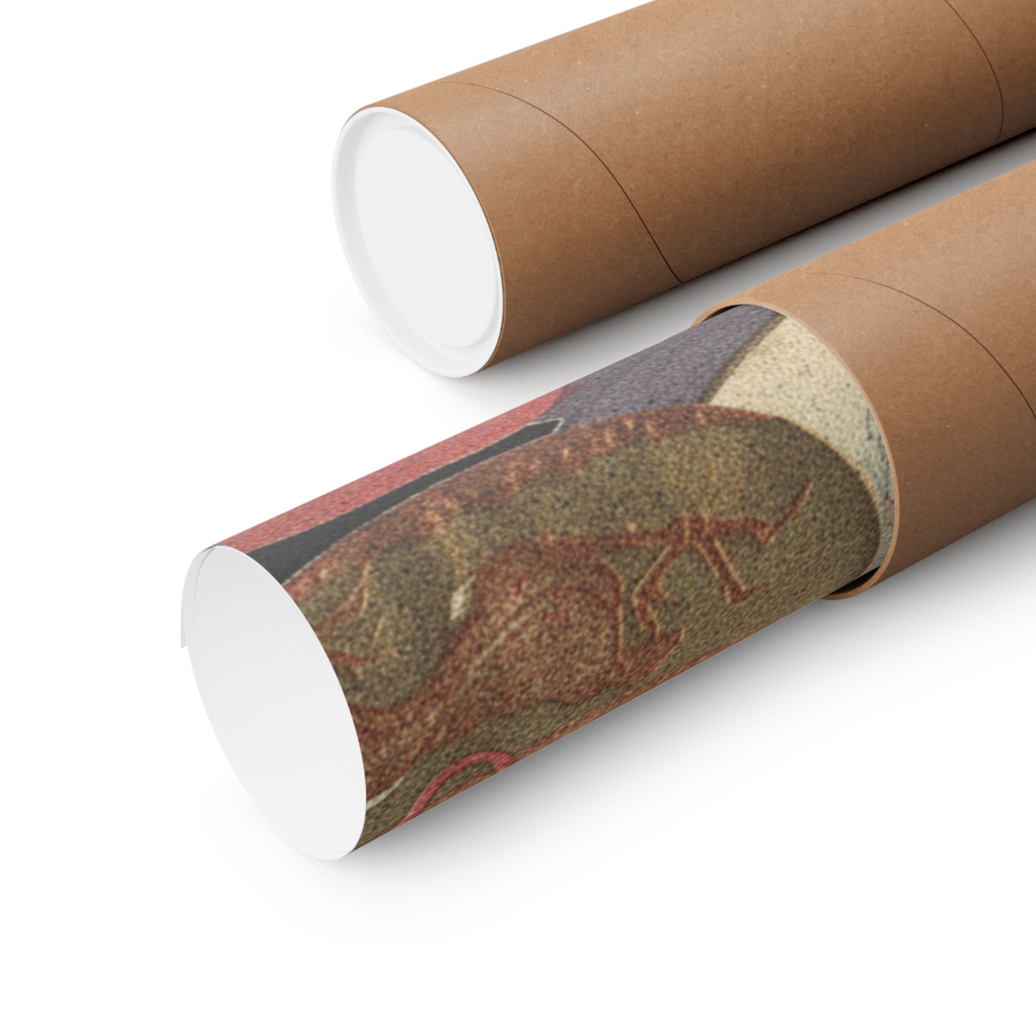 Vintage Bootleg — Scroll Painting Of Horse — Matte Poster