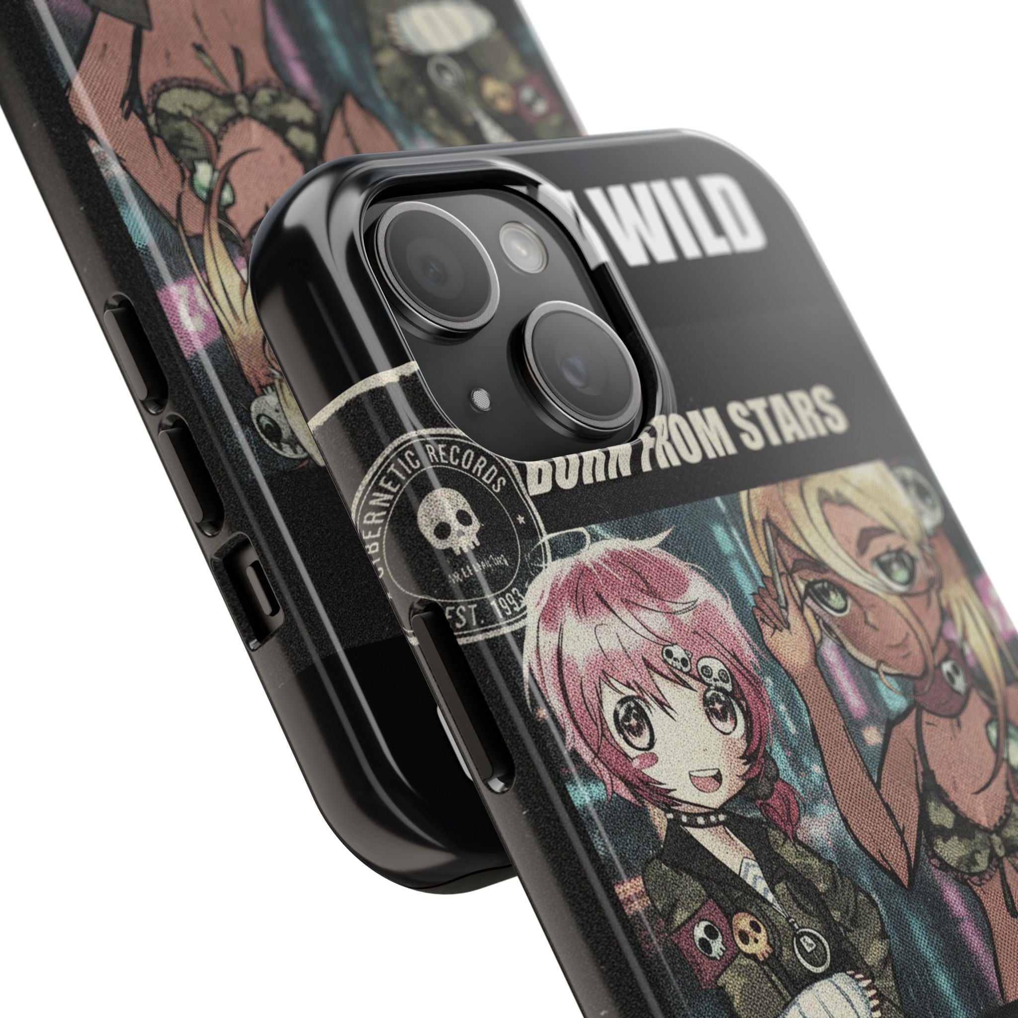 Neon Rain Osaka Nights Anime Tour Poster Phone Case
