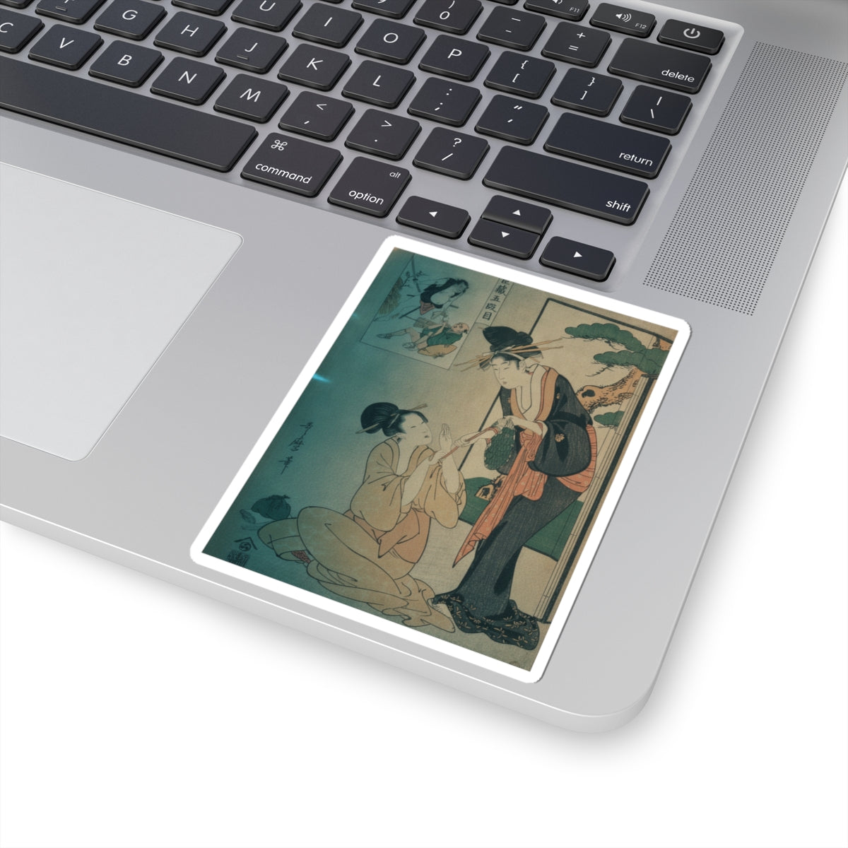 Cinematic — A Woman Snatching A Bag Of Sweetmeats From Her Mother — Kiss-Cut Sticker