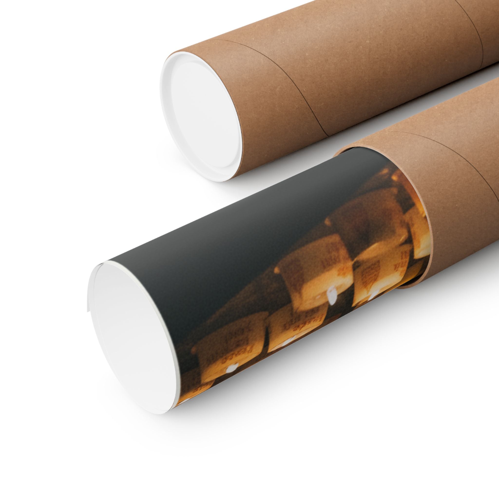 Watercolor — Candle — Matte Poster
