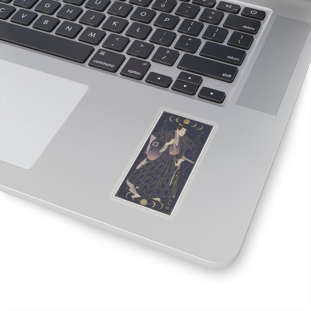 Celestial — Ichikawa Danjuro Vi As Funa Bansaku,Son Of Fuwa Banzayemon — Kiss-Cut Sticker