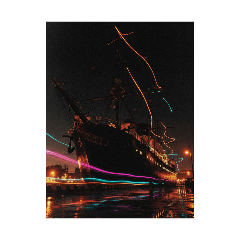 Fast Furious — Yokohama Trade: Picture Of Westerners Shipping Cargo — Matte Poster