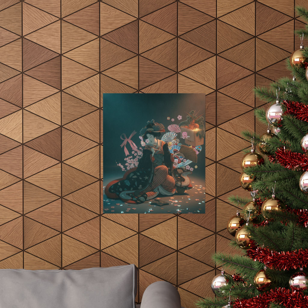 Cinematic — Courtesan And New Year Decoration — Matte Poster