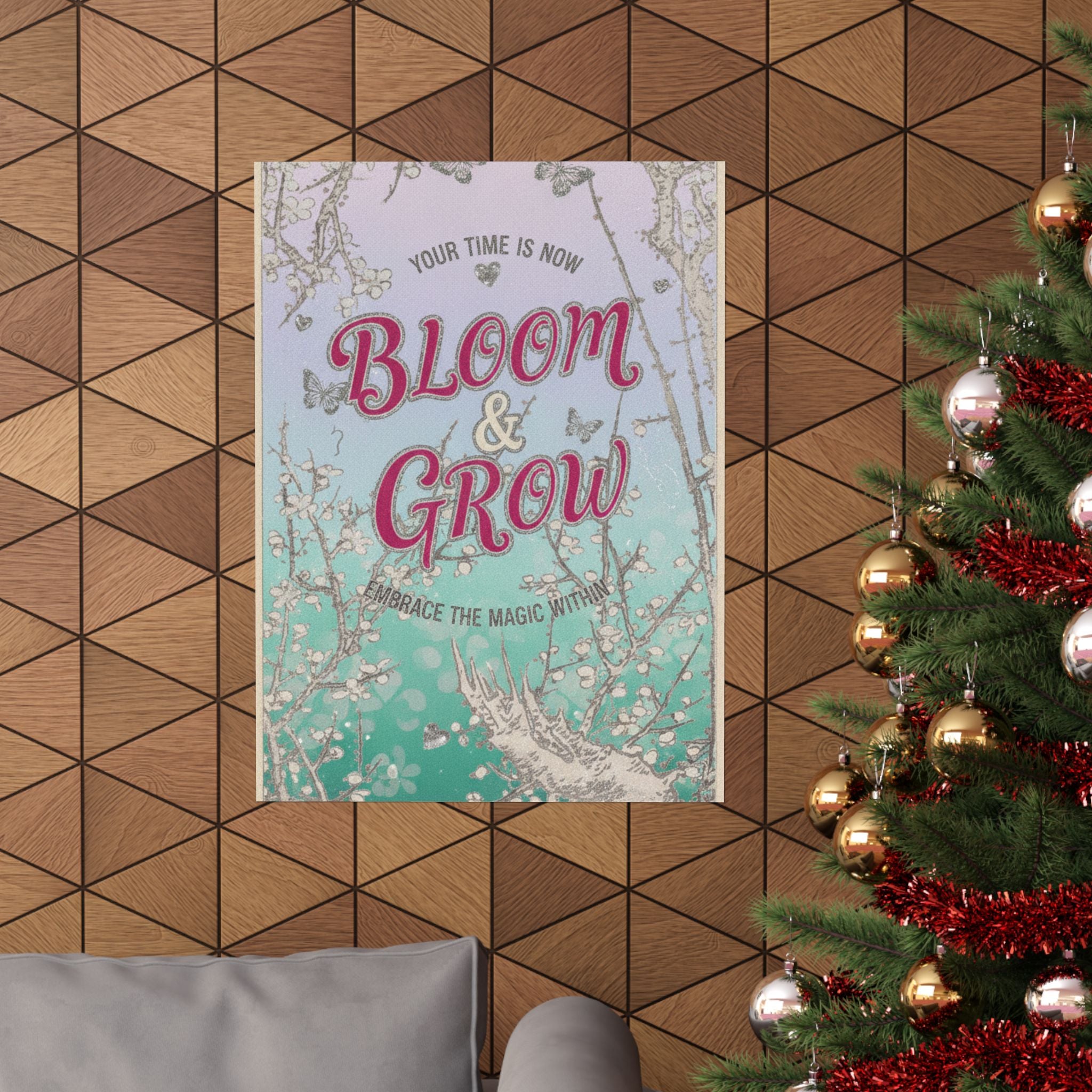 Affirmation — Plum Tree In Blossom — Matte Poster