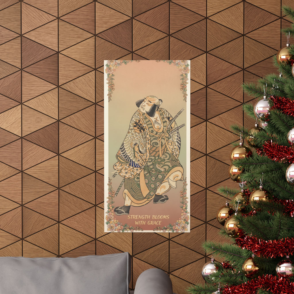 Affirmation — The Actor Nakamura Nakazo As A Warrior — Matte Poster