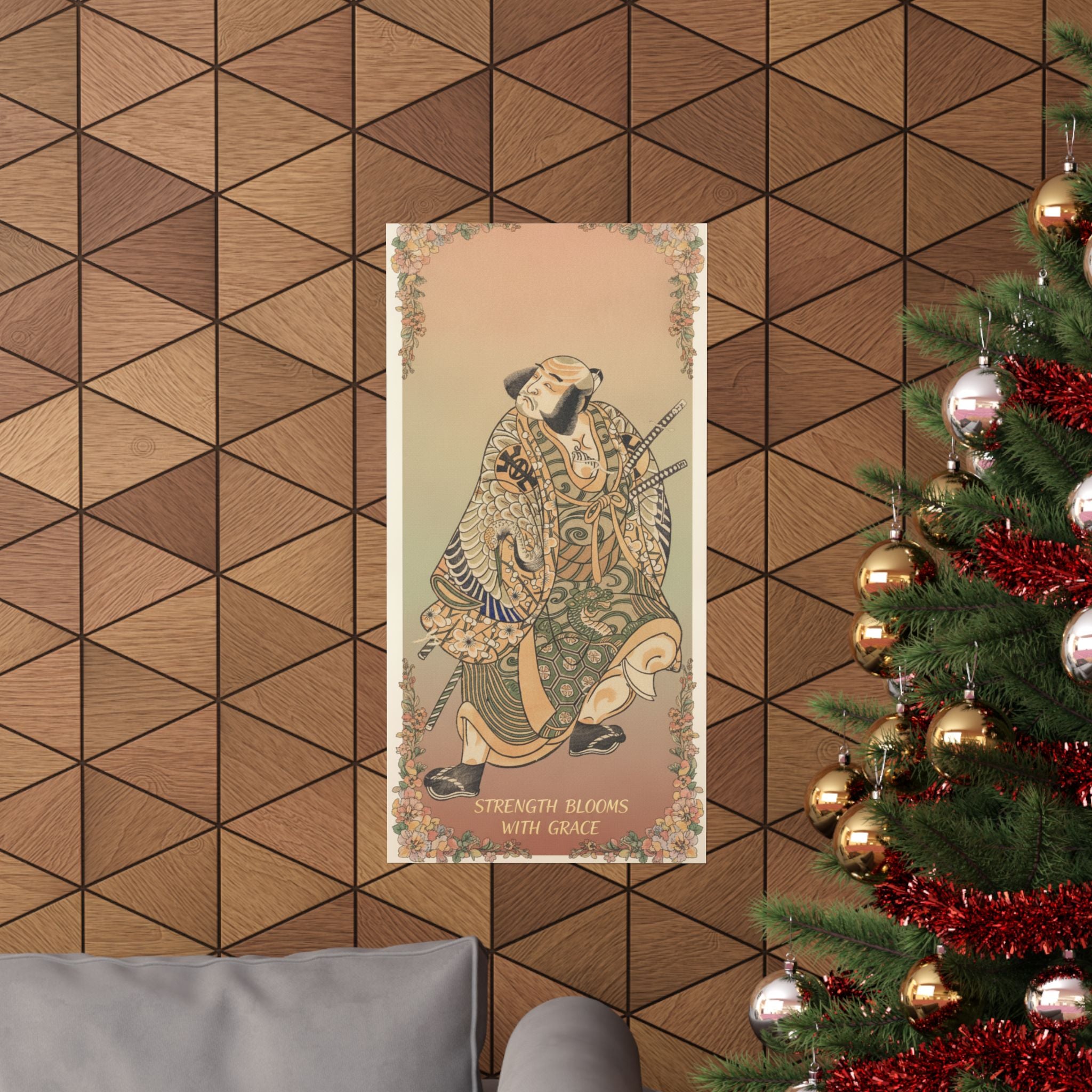 Affirmation — The Actor Nakamura Nakazo As A Warrior — Matte Poster
