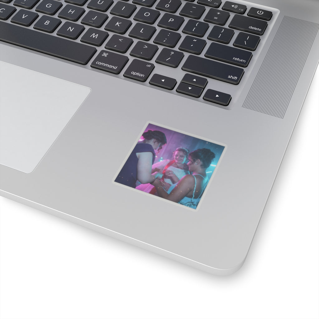 Neon Noir — Person — Kiss-Cut Sticker