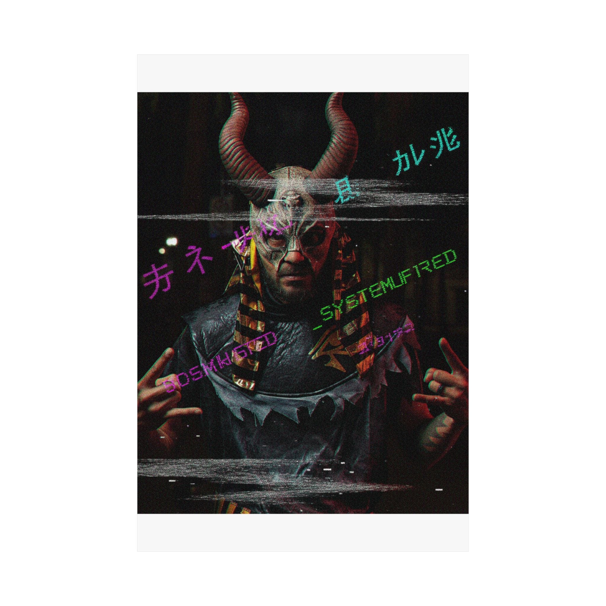 Glitch Culture — Person — Matte Poster