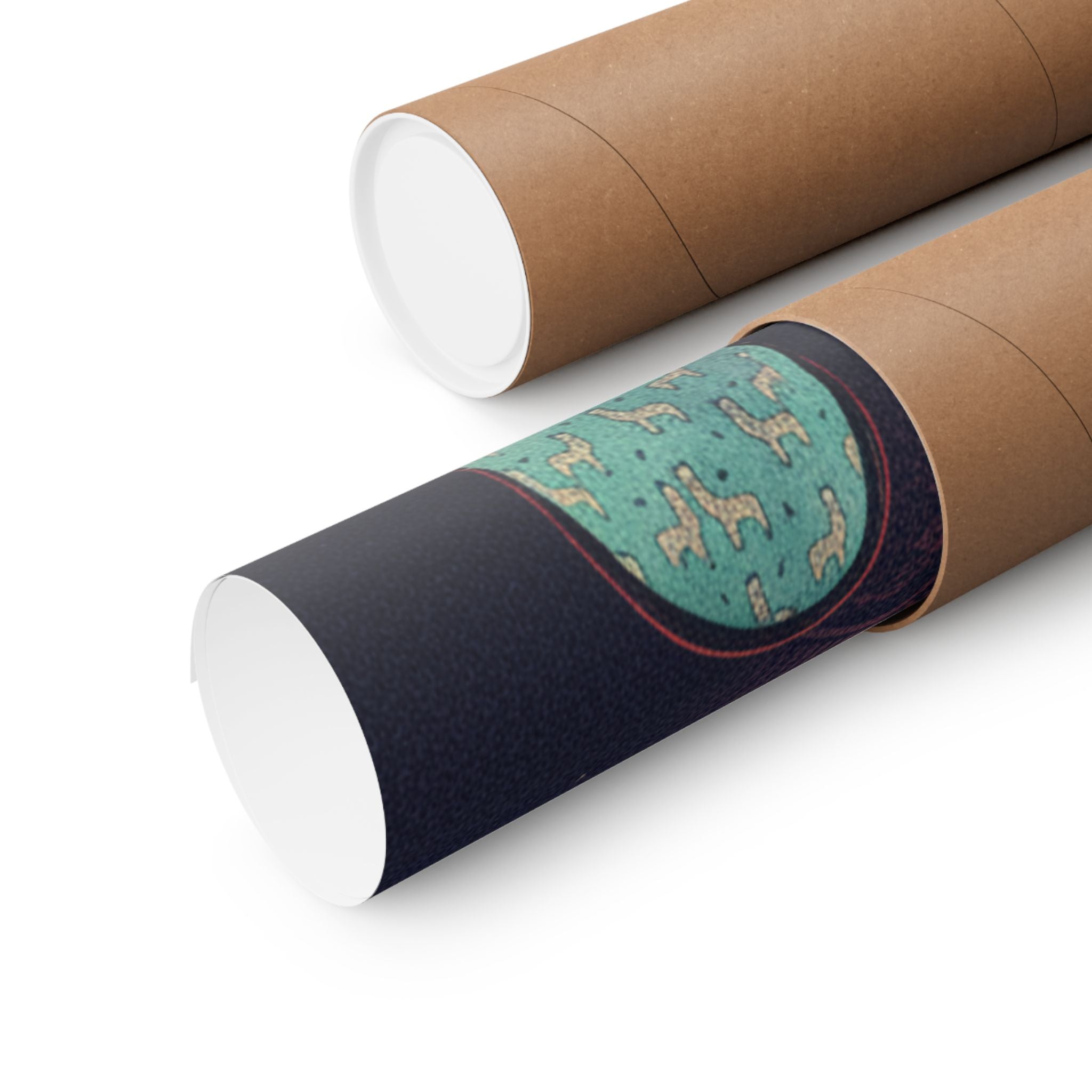 Japanese Street — Dog — Matte Poster