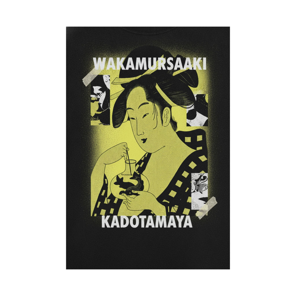 Streetwear Collage — Wakamurasaki Of The Kadotamaya — Matte Poster