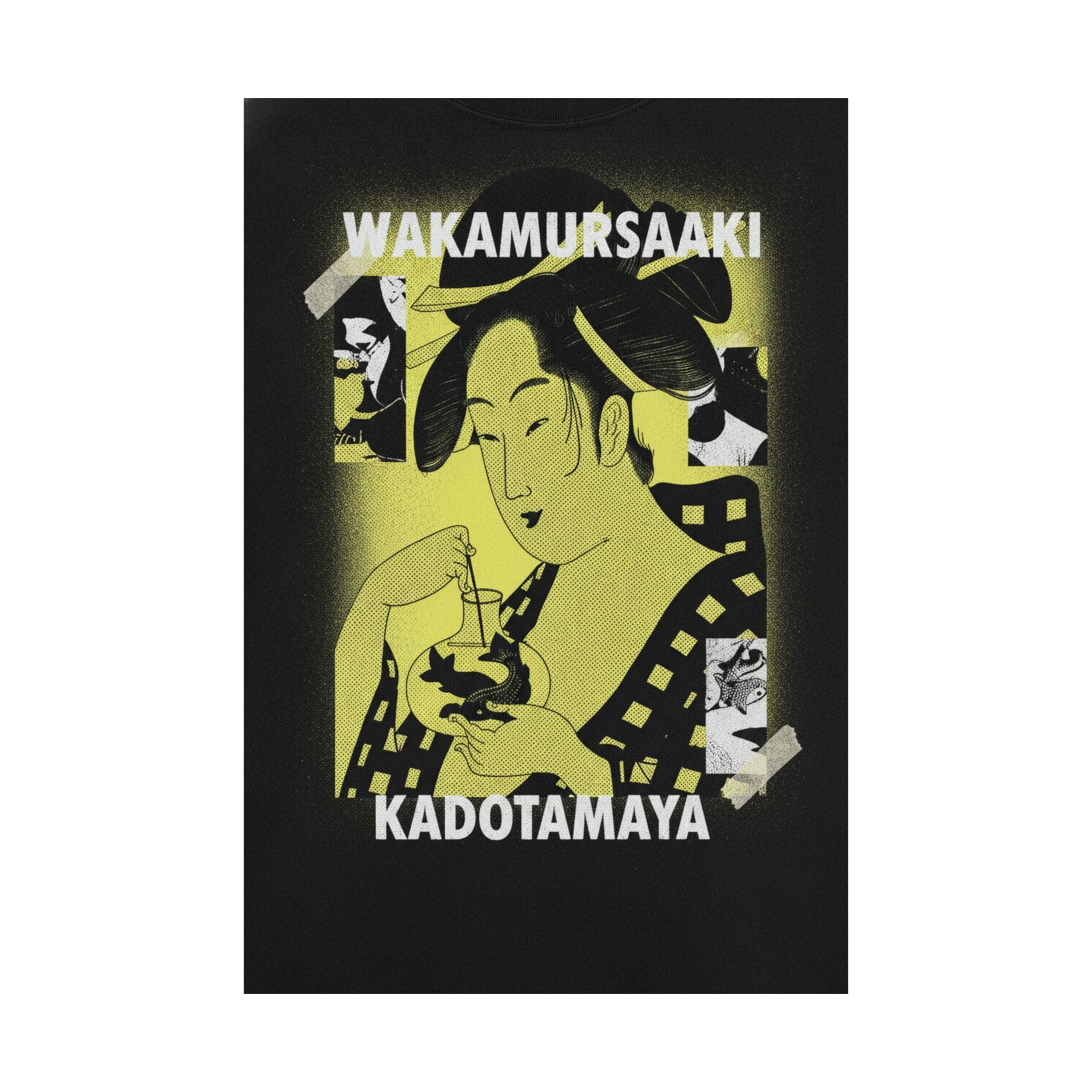 Streetwear Collage — Wakamurasaki Of The Kadotamaya — Matte Poster