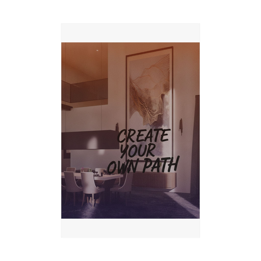 Affirmation — Abstract — Matte Poster