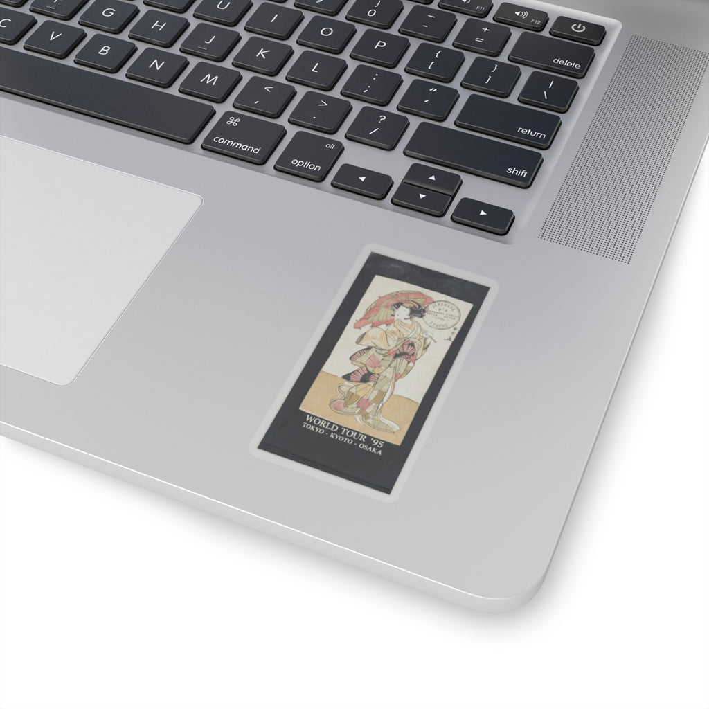 Vintage Bootleg — The First Nakamura Tomijuro As A Woman Dancer — Kiss-Cut Sticker