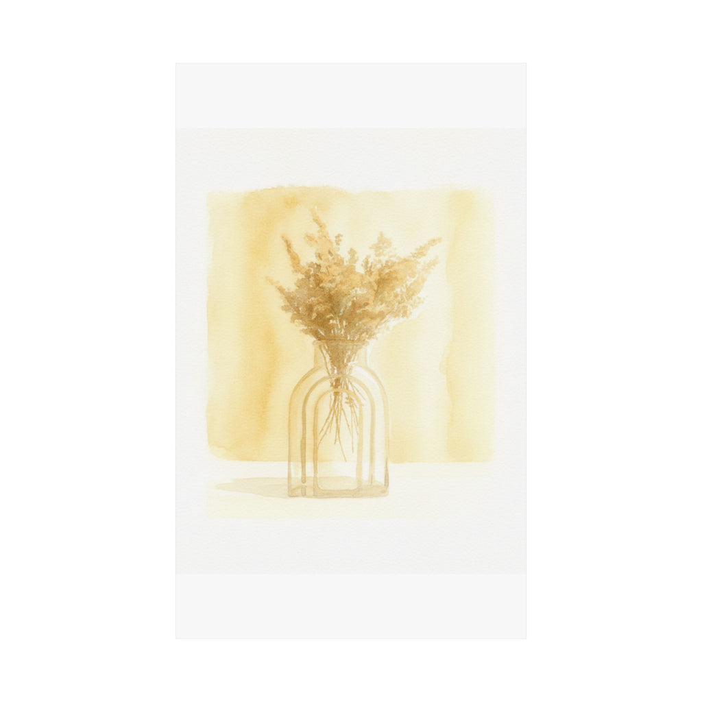 Watercolor — Flowers — Matte Poster