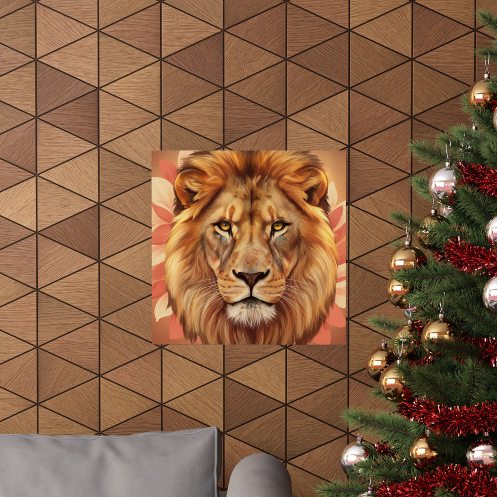 Southern Sunset — Lion — Matte Poster