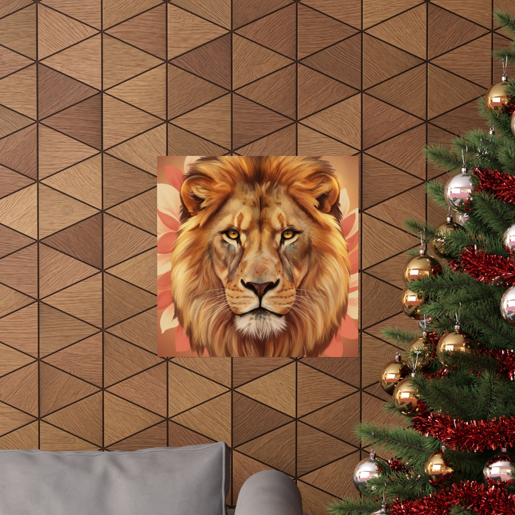 Southern Sunset — Lion — Matte Poster
