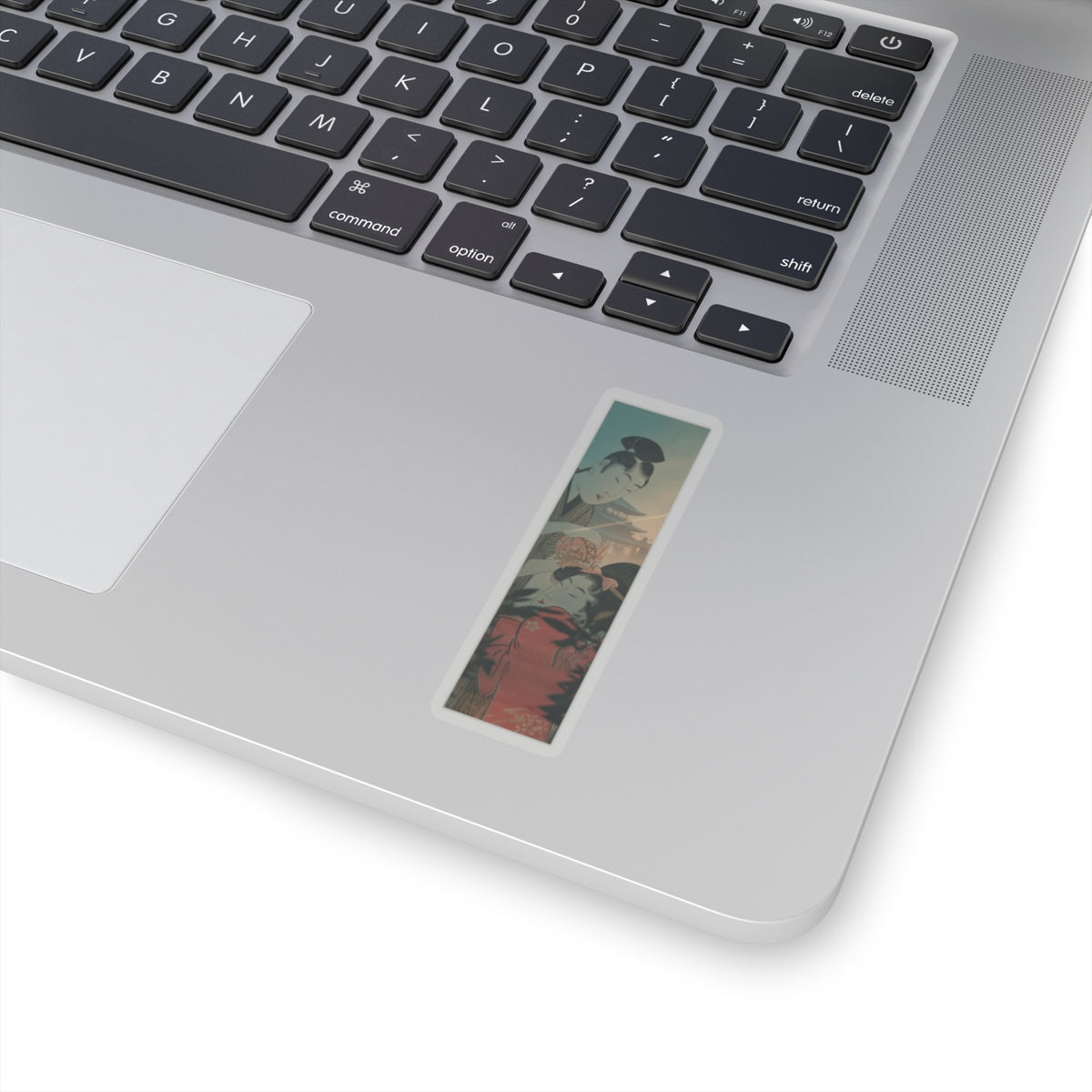 Cinematic — Man And Young Woman With A Ball — Kiss-Cut Sticker