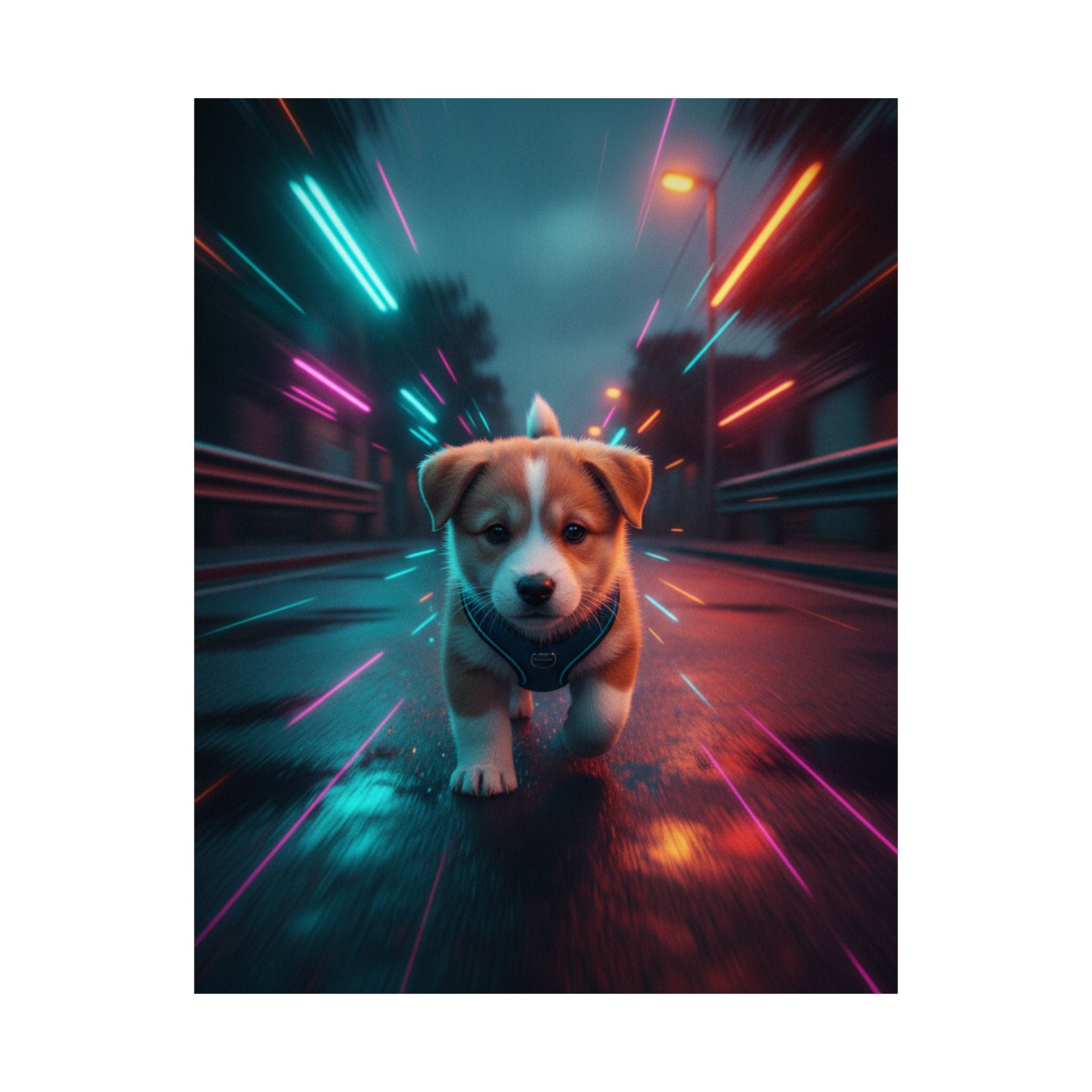 Fast Furious — Dog — Matte Poster
