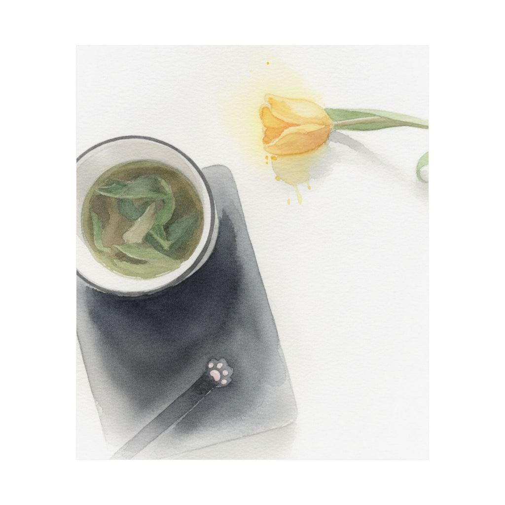 Watercolor — Flower — Matte Poster