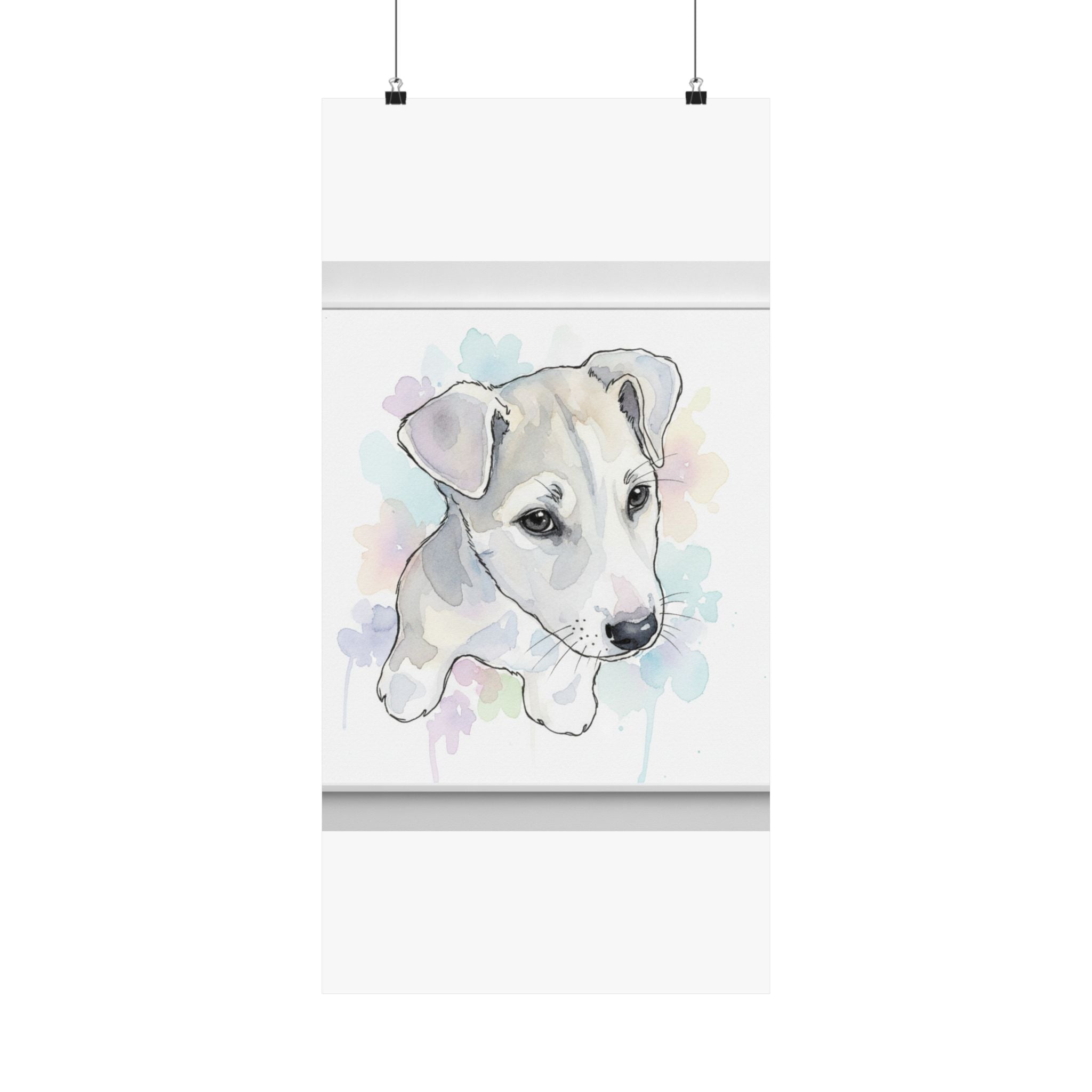 Watercolor — Dog — Matte Poster