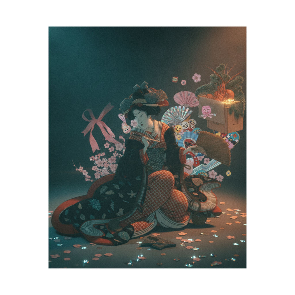 Cinematic — Courtesan And New Year Decoration — Matte Poster