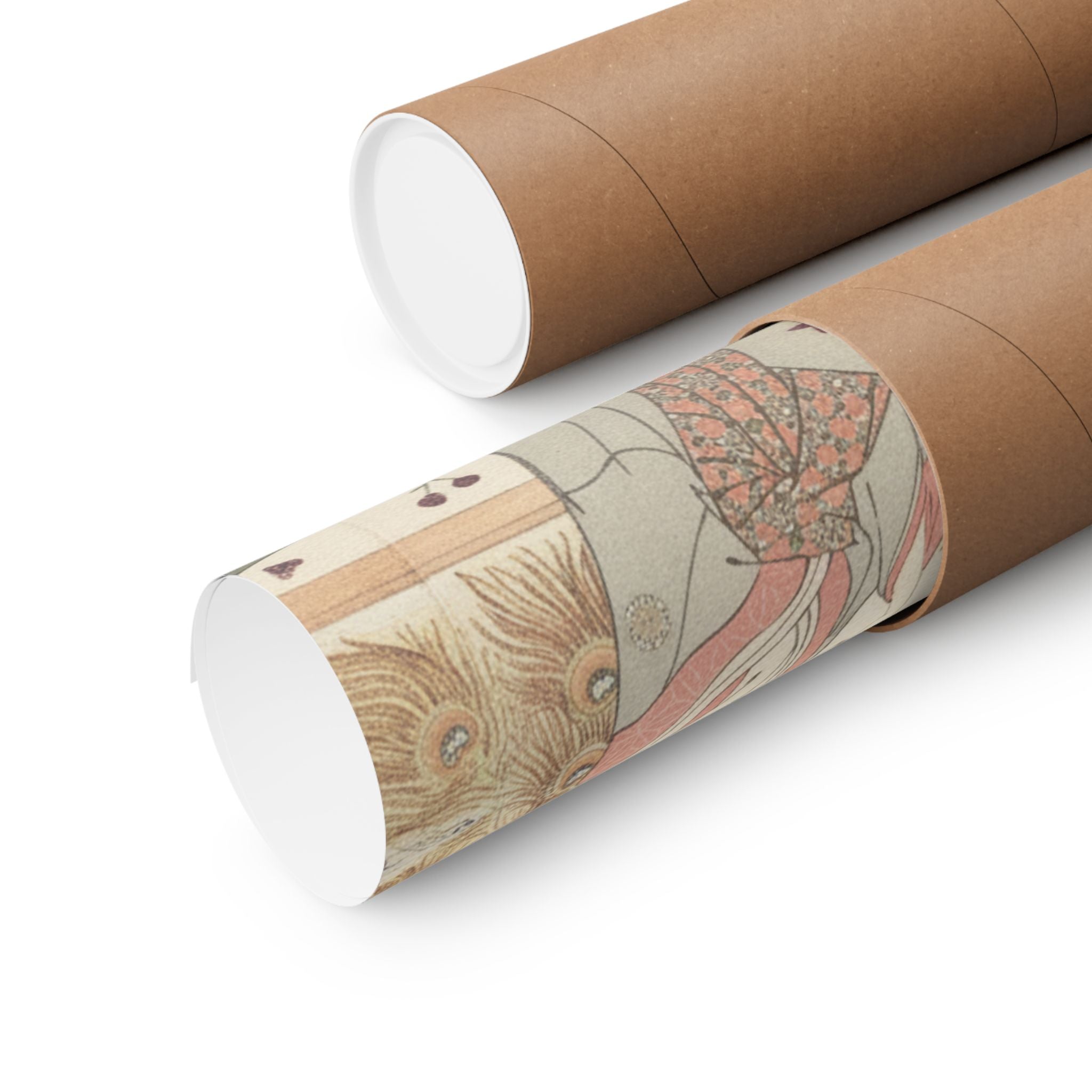 Botanical — Interior Of The House Called Ōgiya — Matte Poster
