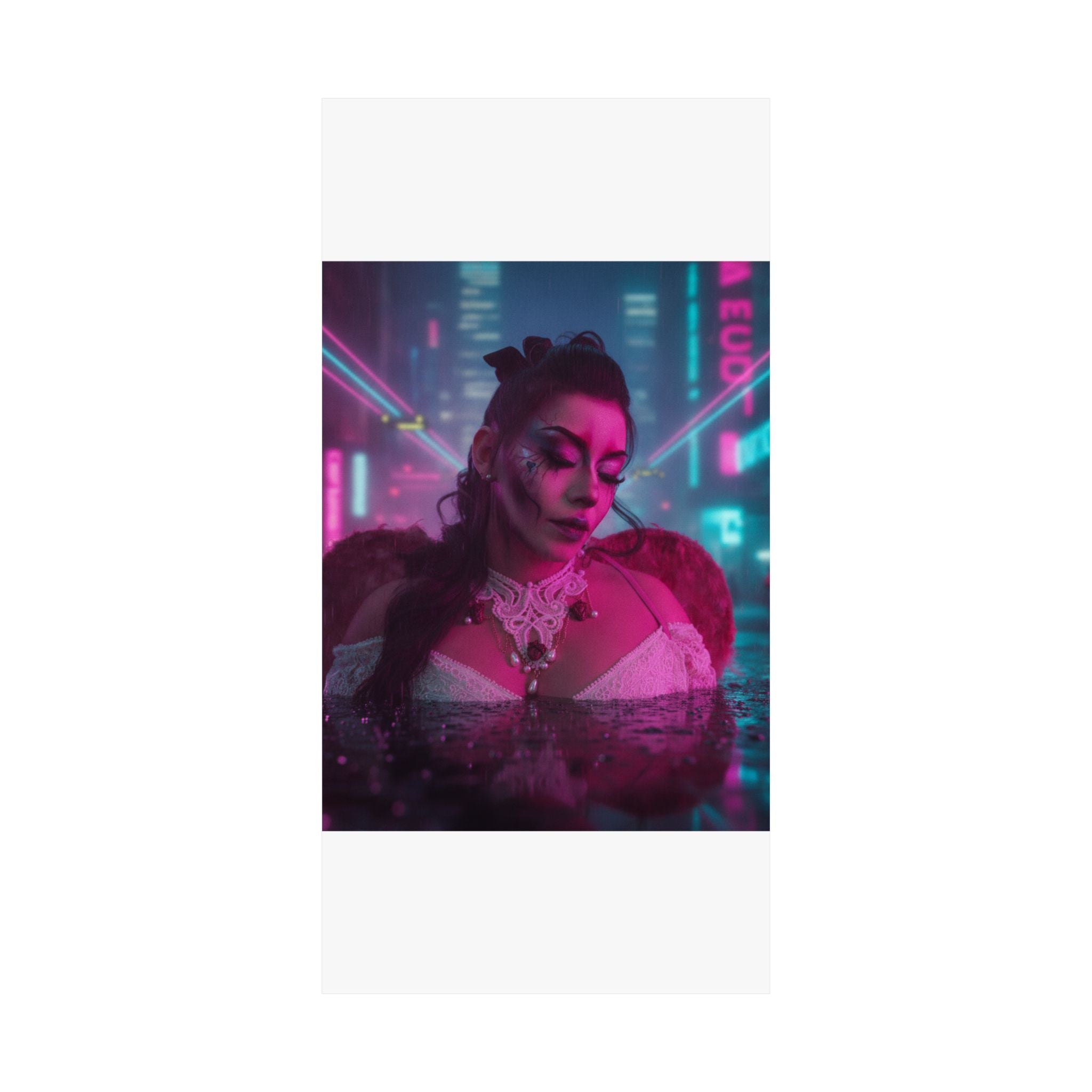 Neon Noir — Person — Matte Poster