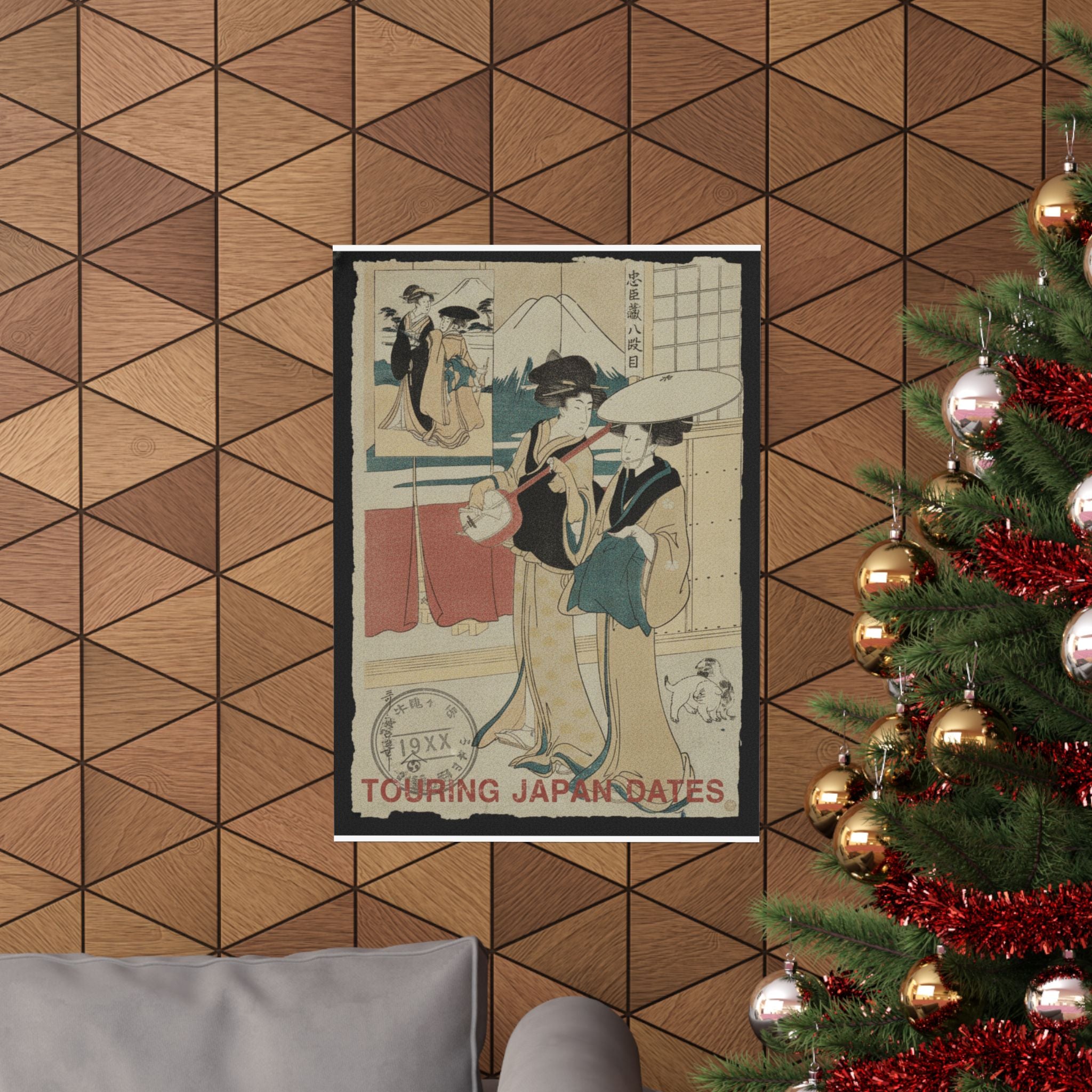 Vintage Bootleg — Two Tori-Oi, Or Itinerant Women Musicians Of The Eta Class — Matte Poster