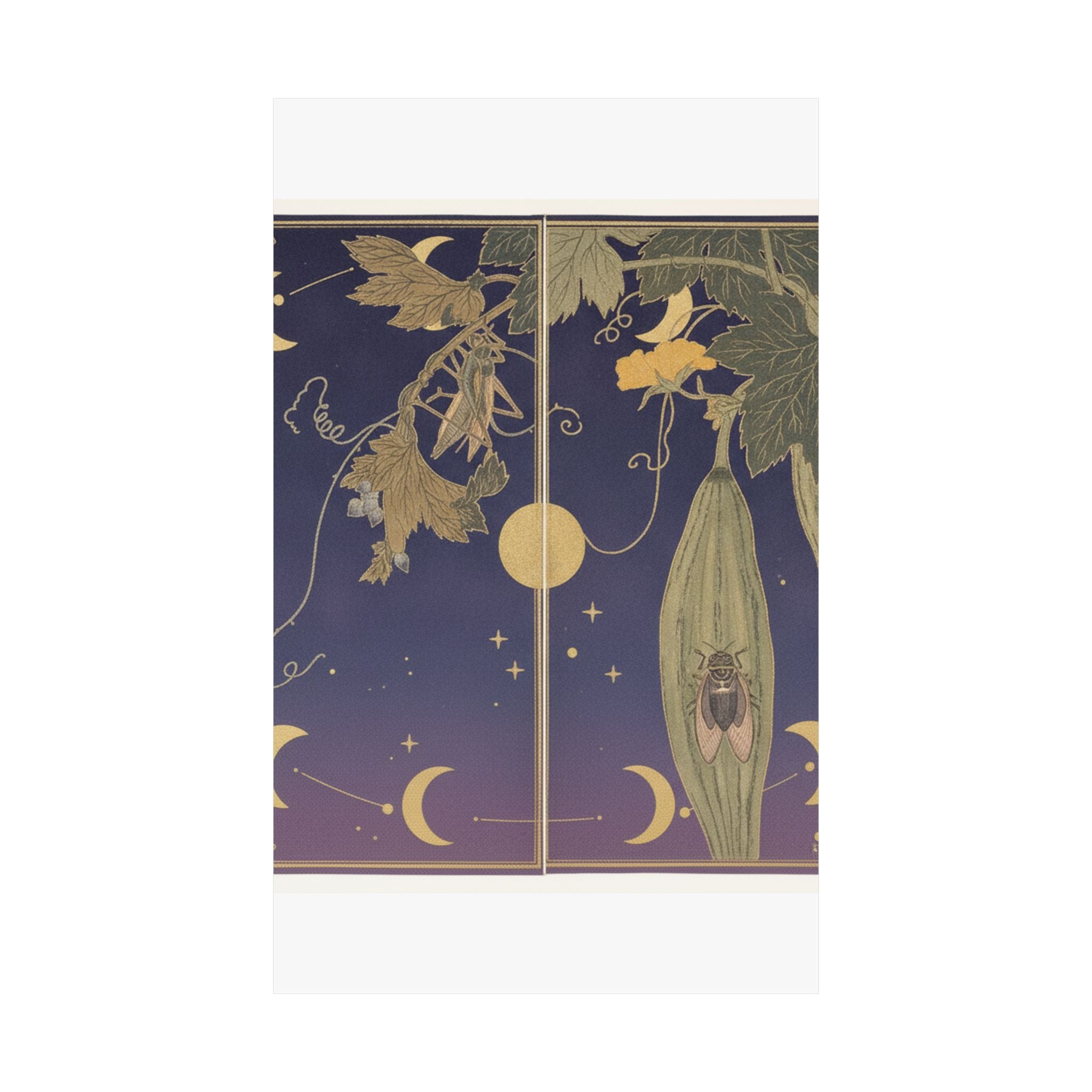 Celestial — Grasshopper (Kirigirisu); Cicada (Semi), From The Picture Book Of Crawling Creat — Matte Poster