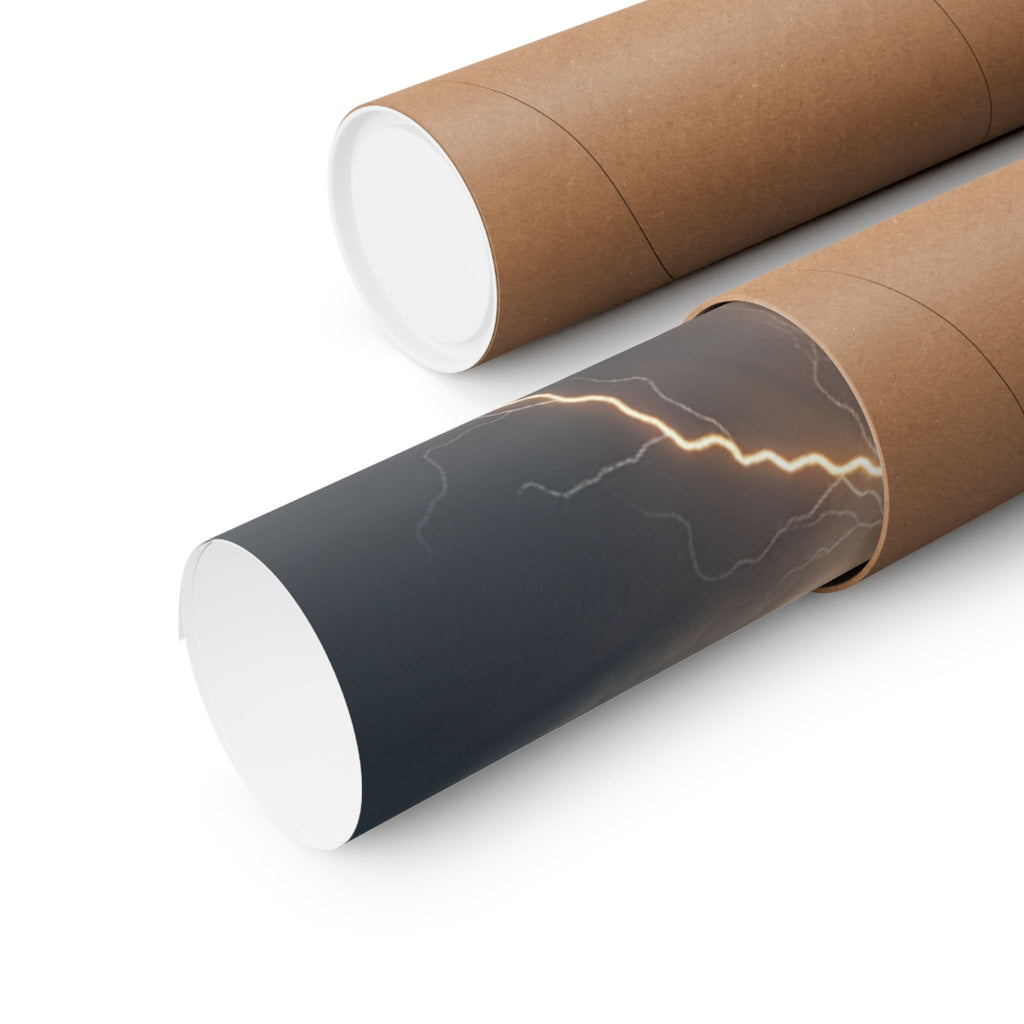 Dramatic Storm — Person — Matte Poster