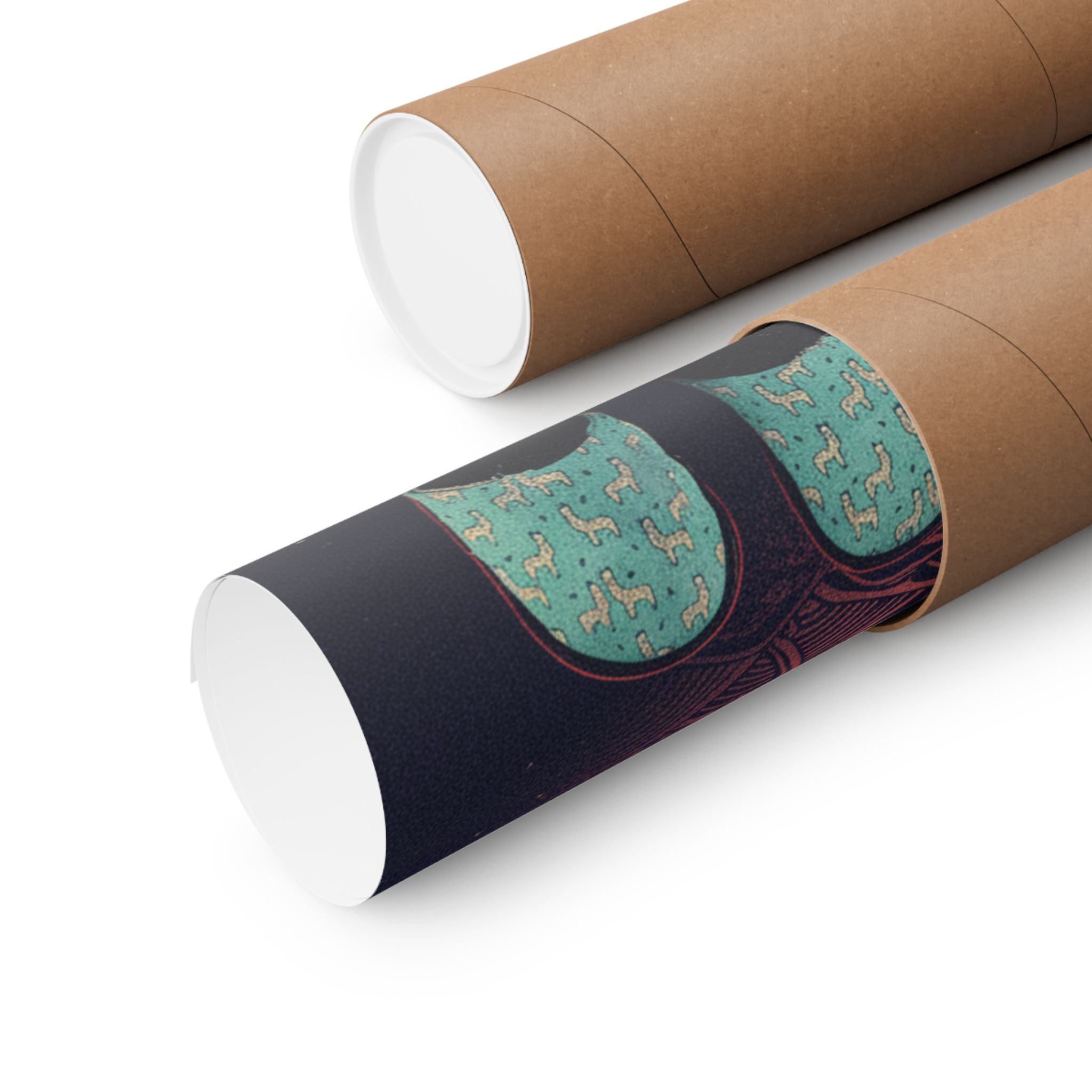 Japanese Street — Dog — Matte Poster