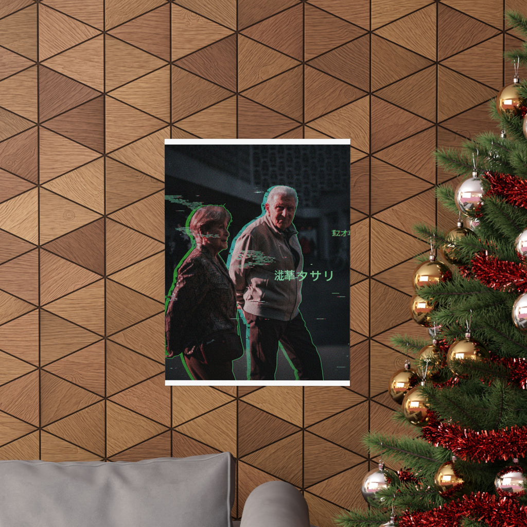 Glitch Culture — Person — Matte Poster