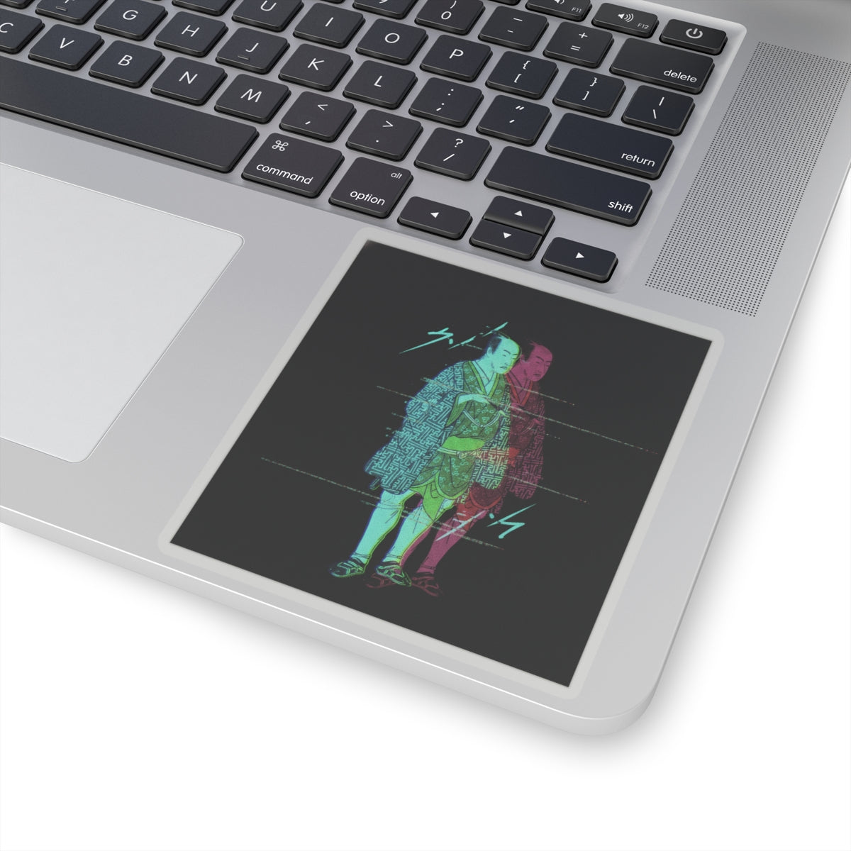 Glitch Culture — The Fourth Matsumoto Koshiro As A Man Dressed In A Short Kimono — Kiss-Cut Sticker
