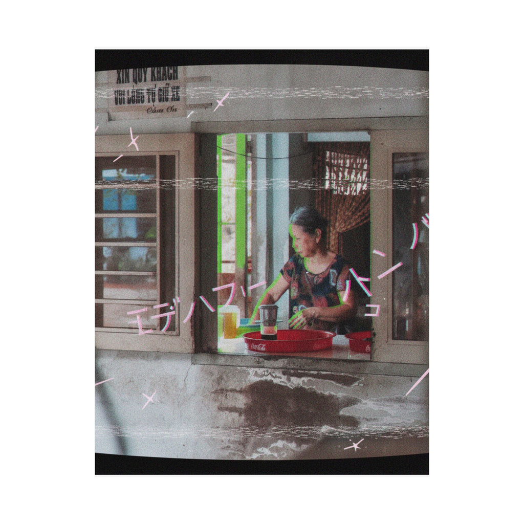 Glitch Culture — Person — Matte Poster