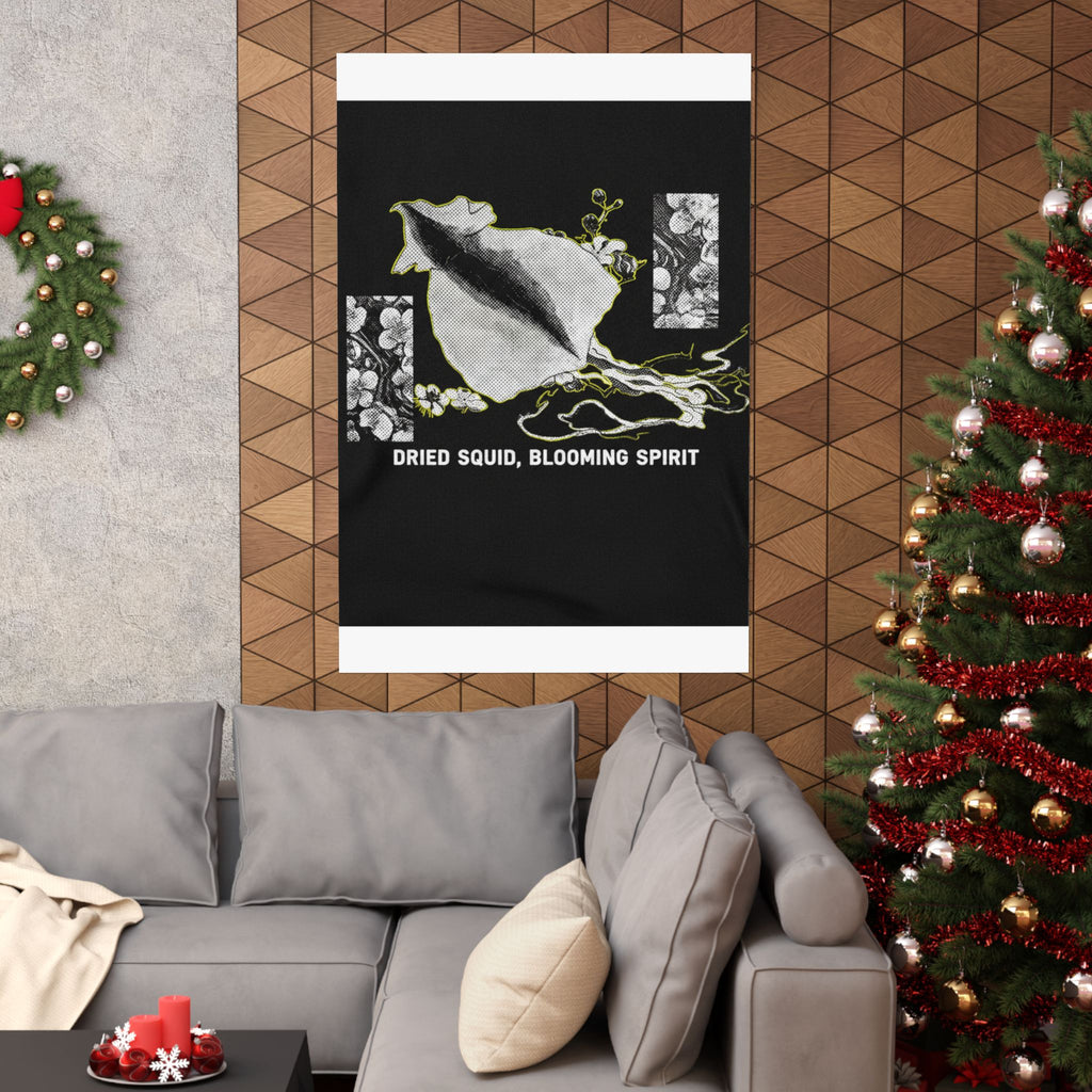 Streetwear Collage — Dried Cuttle-Fish And Plum Blossoms — Matte Poster