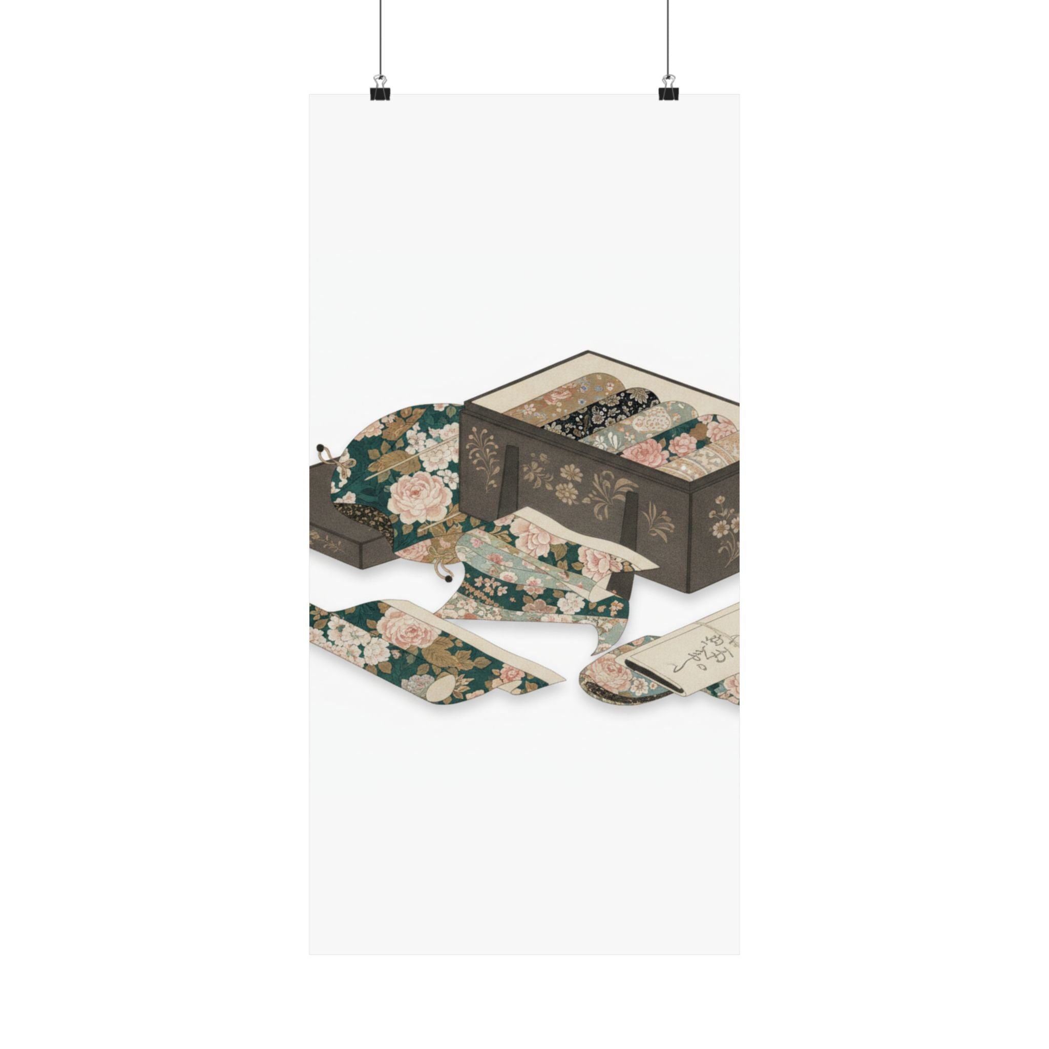 Ecommerce Main — Box With Draperies — Matte Poster