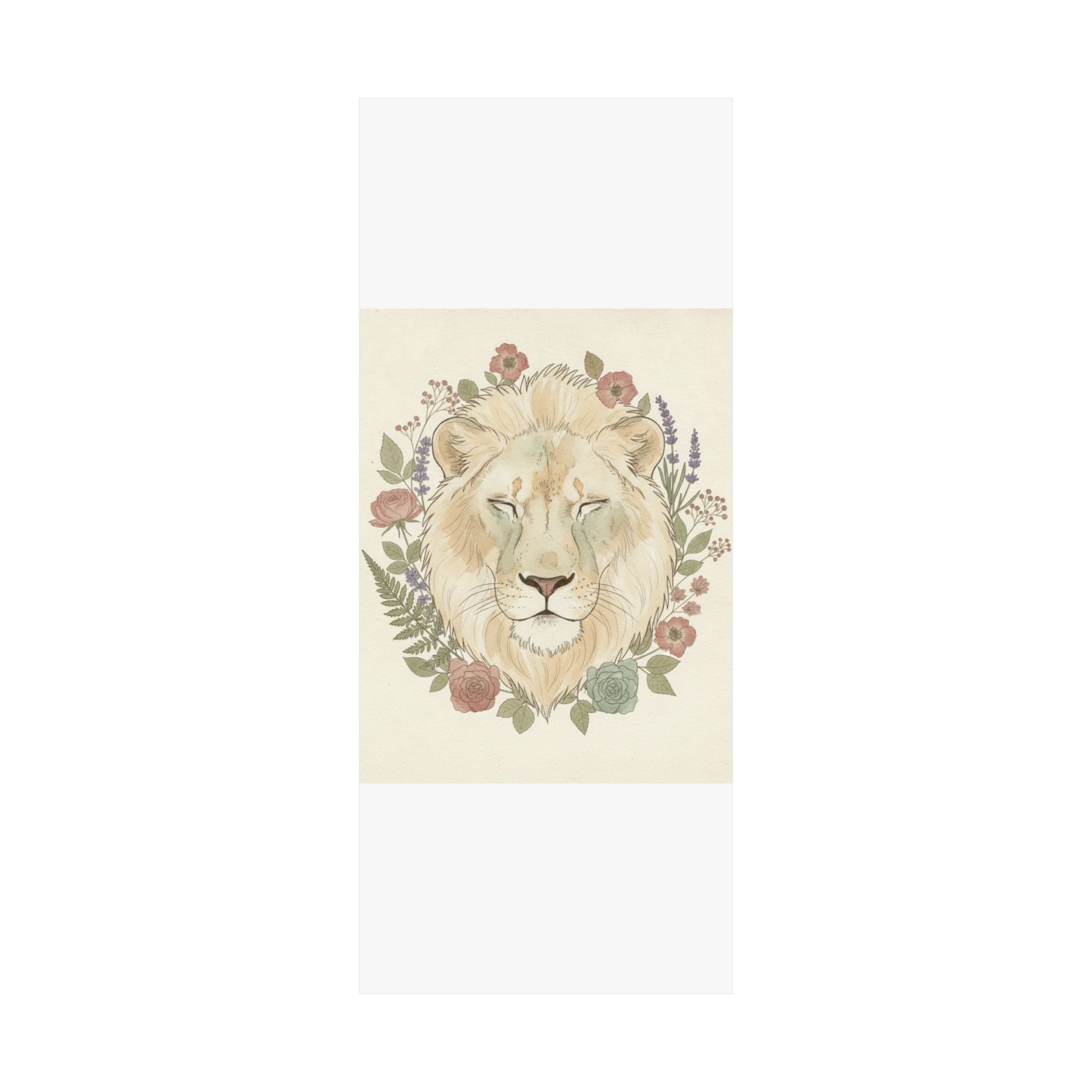 Botanical — Lion — Matte Poster