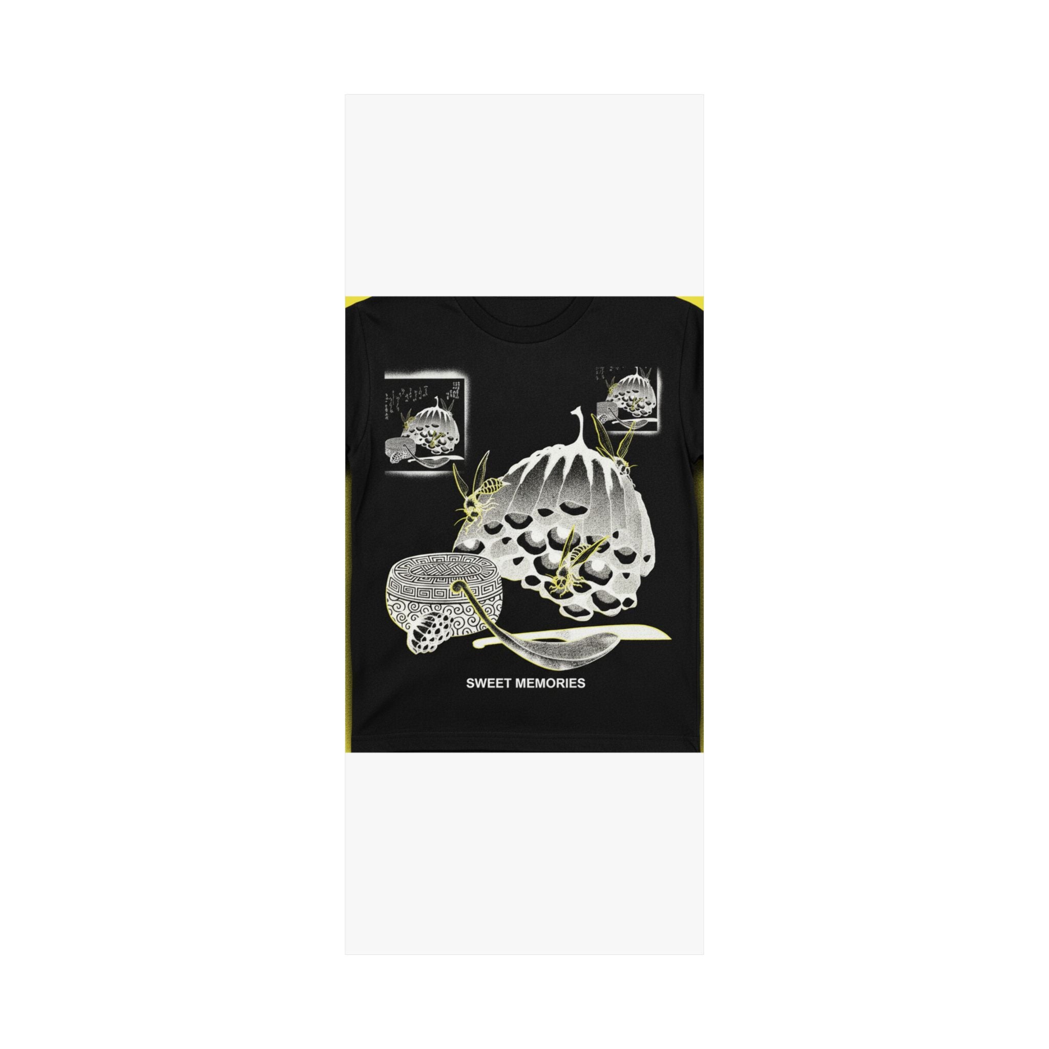 Streetwear Collage — Hives With Wasps, And A Box With A Spoon For Honey — Matte Poster