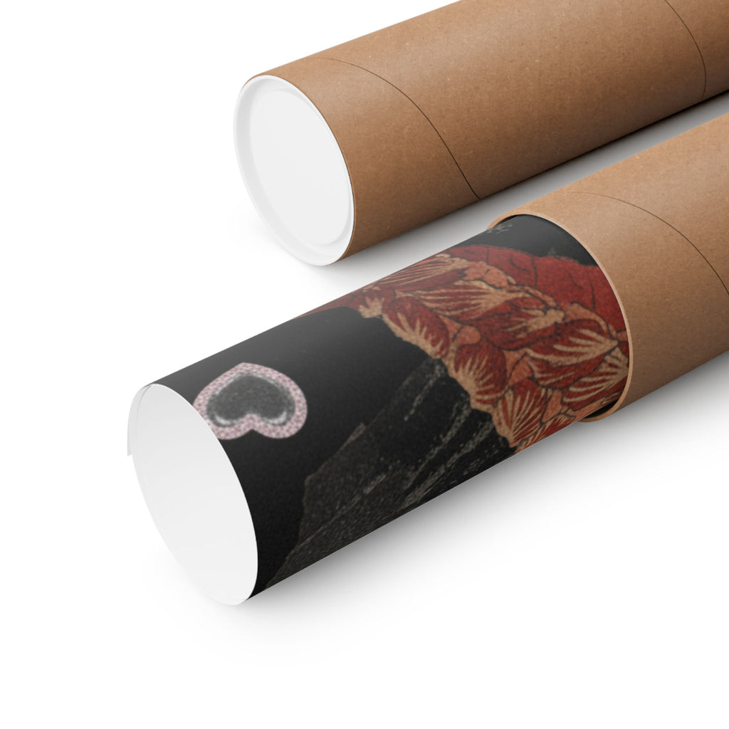 Dramatic Storm — Lobster On A Piece Of Charcoal — Matte Poster
