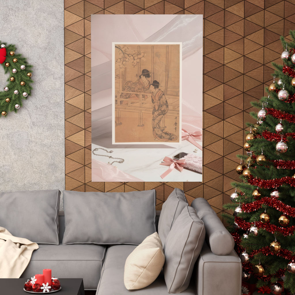 Product Marketing — The Lady Of Rokujo Being Visited By The Princess Aoi — Matte Poster