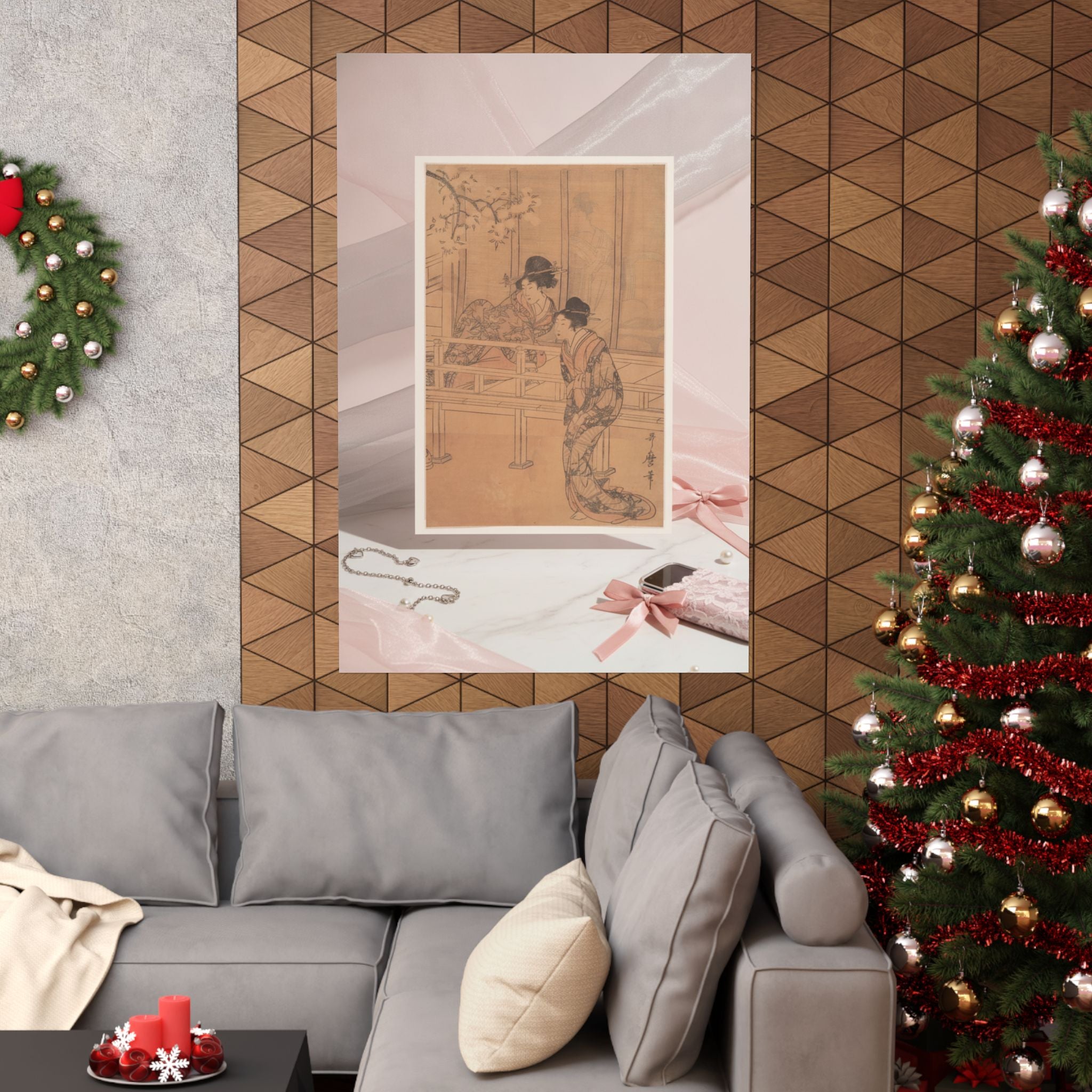 Product Marketing — The Lady Of Rokujo Being Visited By The Princess Aoi — Matte Poster