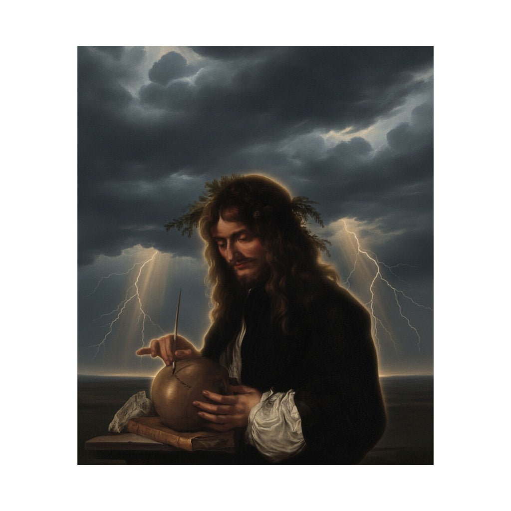 Dramatic Storm — Person — Matte Poster
